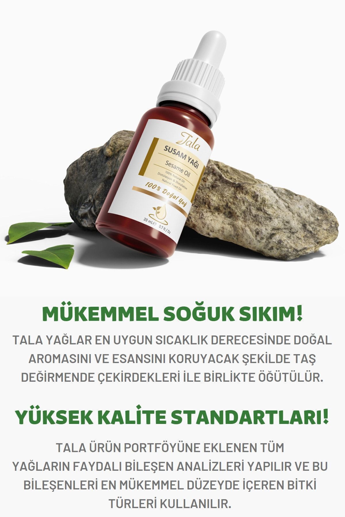 Susam Yağı %100 Saf Ve Doğal Soğuk Sıkım 20 Ml — susam — تصویر 5 از 7