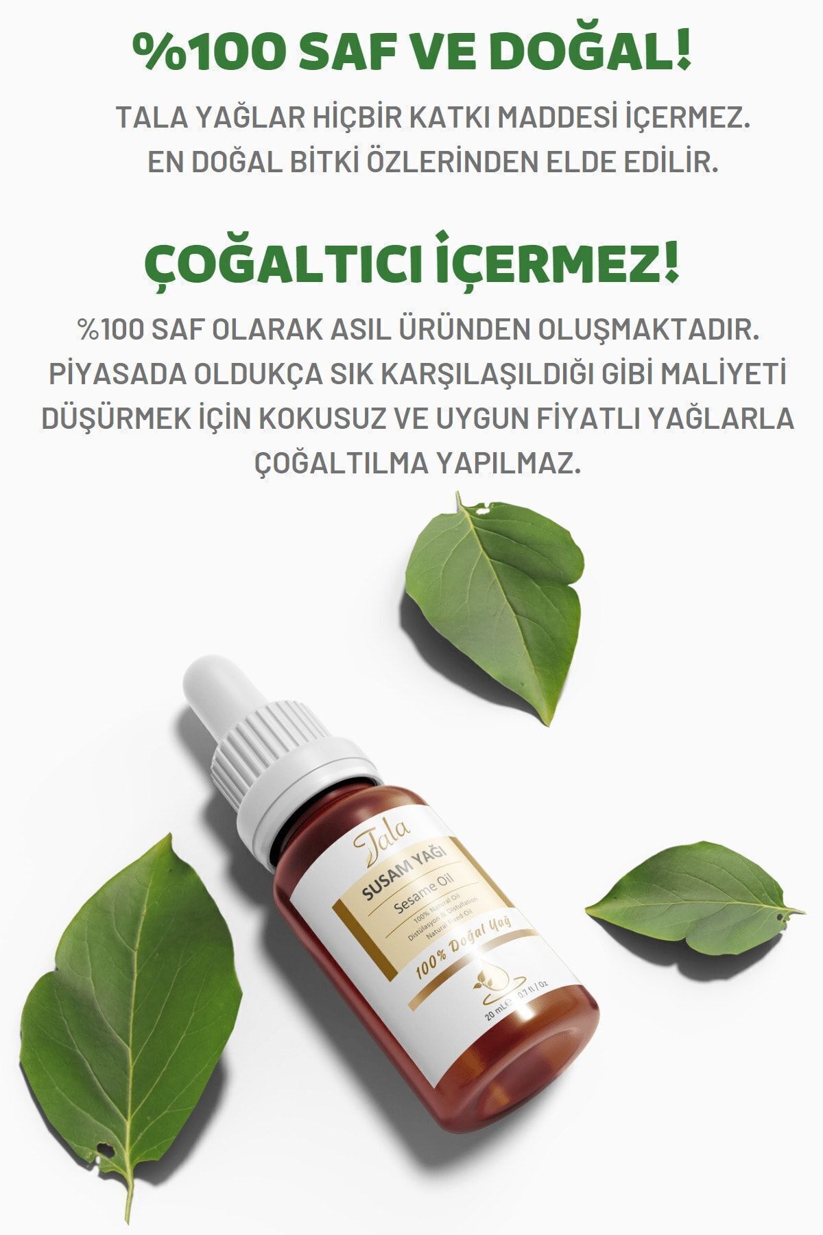 Susam Yağı %100 Saf Ve Doğal Soğuk Sıkım 20 Ml — susam — تصویر 4 از 7