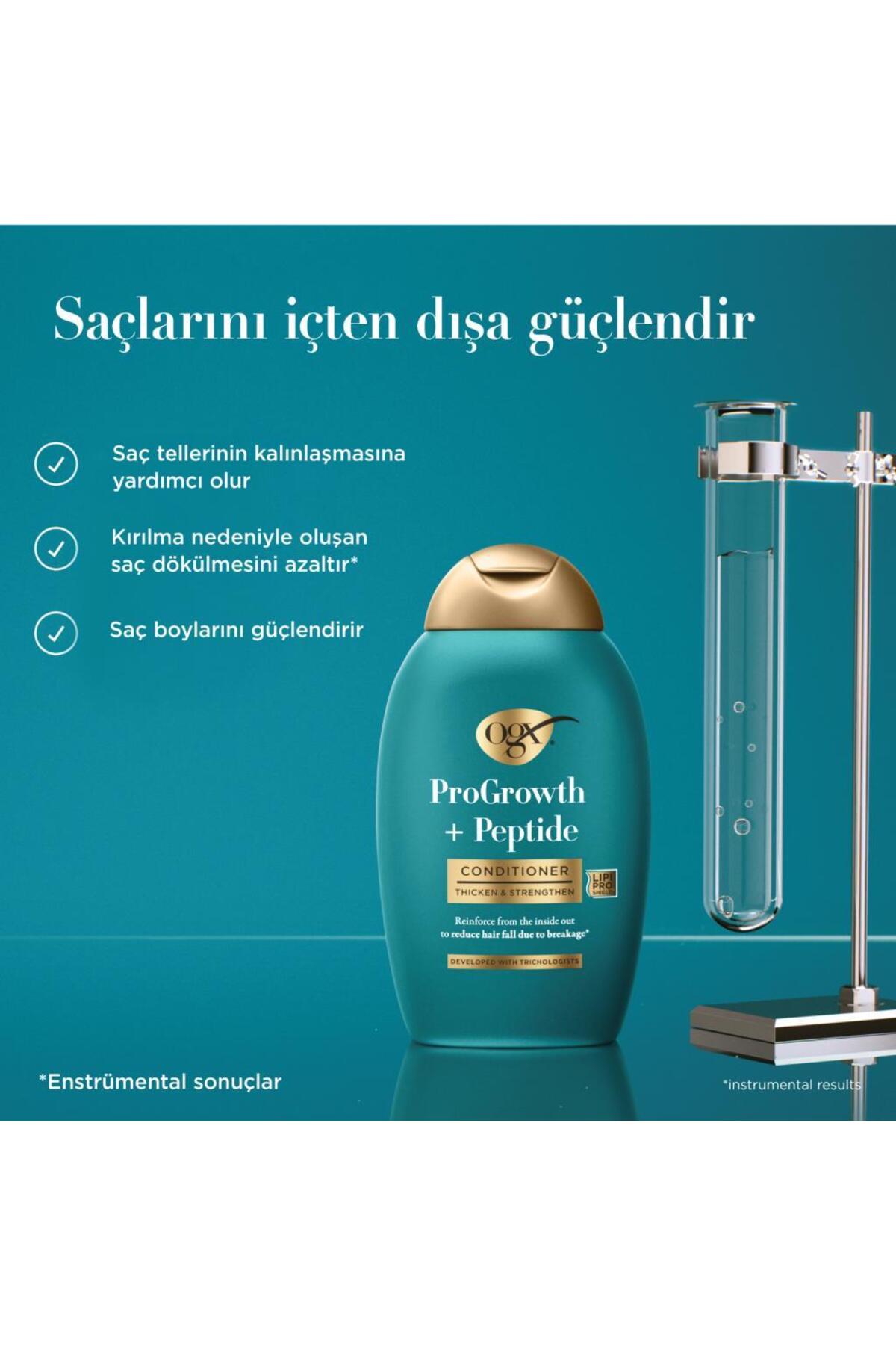 ProGrowth + Peptide Dökülme Karşıtı Saç Bakım Kremi 385 ml — 3574661876412 — تصویر 4 از 8