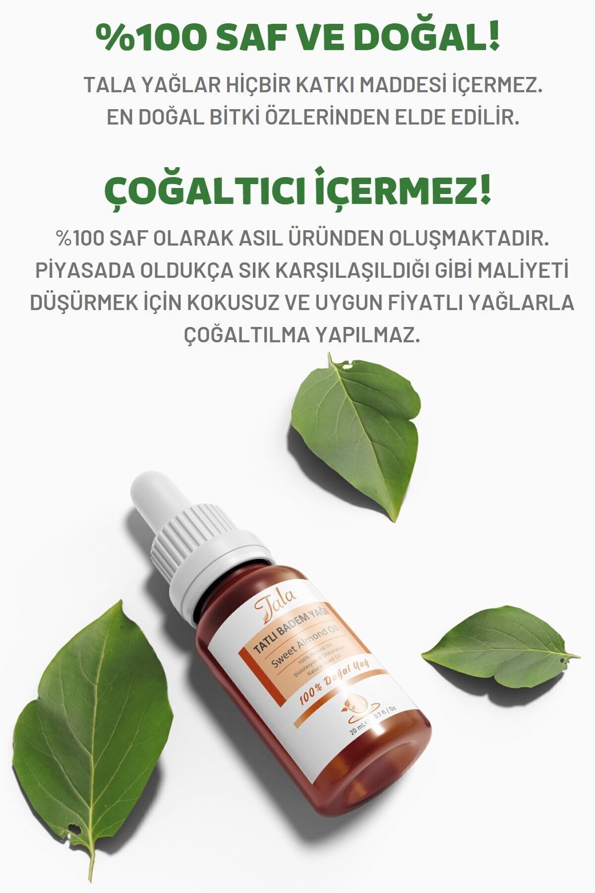 Tatlı Badem Yağı %100 Saf ve Doğal Soğuk Sıkım 20 Ml — tatlı badem — تصویر 6 از 9