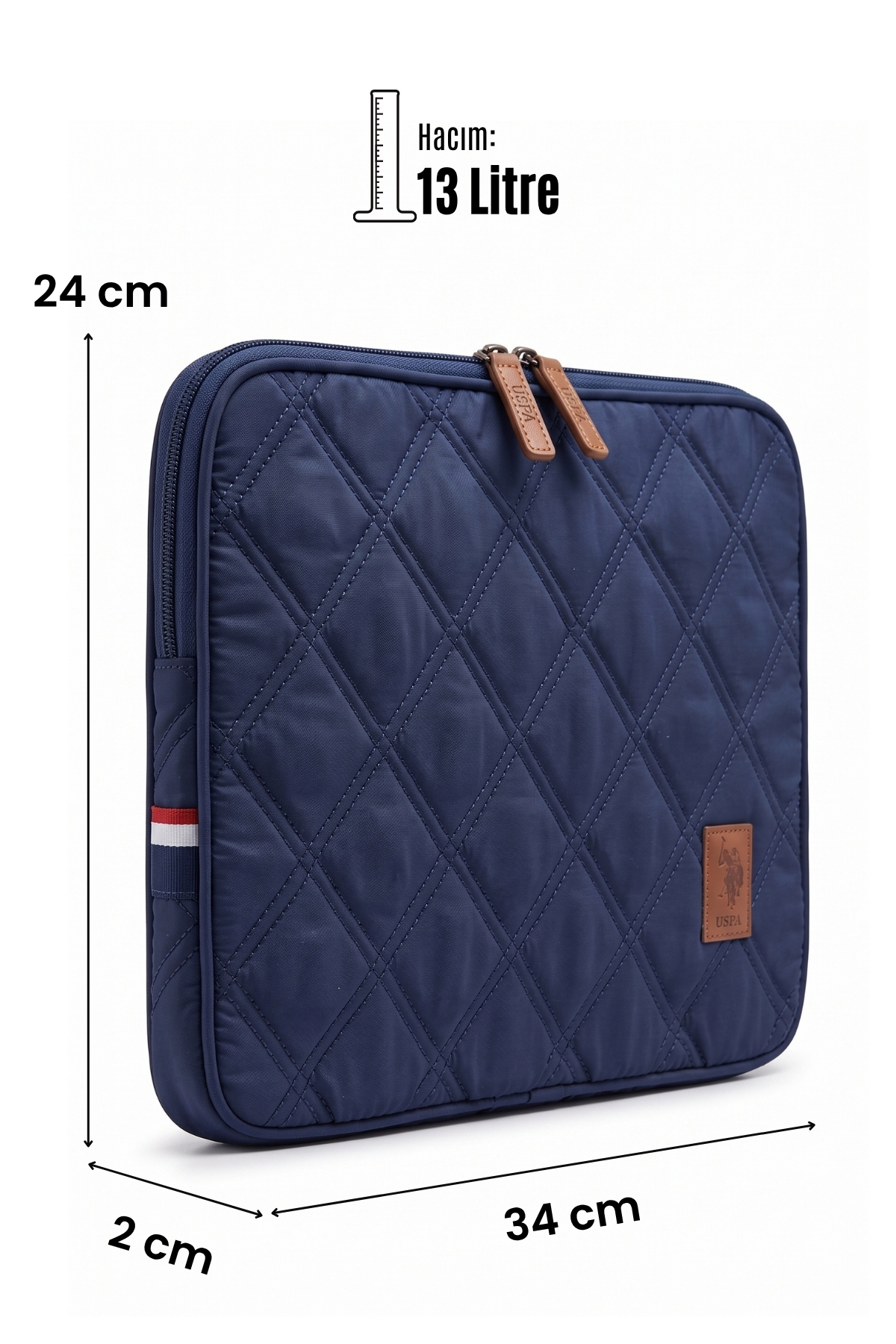 Logo Detaylı Lacivert Erkek Laptop Evrak Çantası PLEVR22476