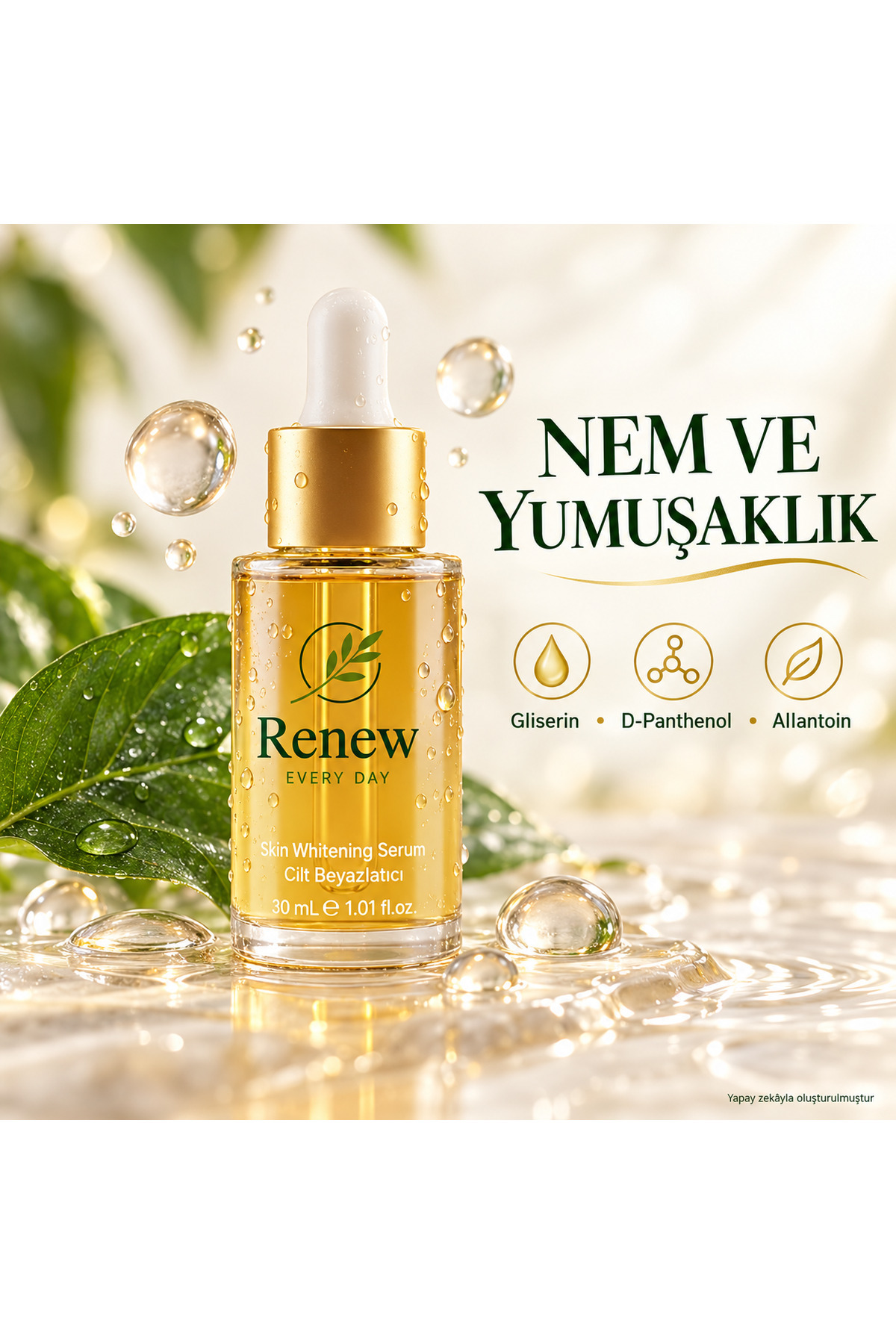 Niacinamide B3 Vitamin Alfa Arbetun Leke Karşıtı Serum 30ml — Alfa30 — تصویر 4 از 6