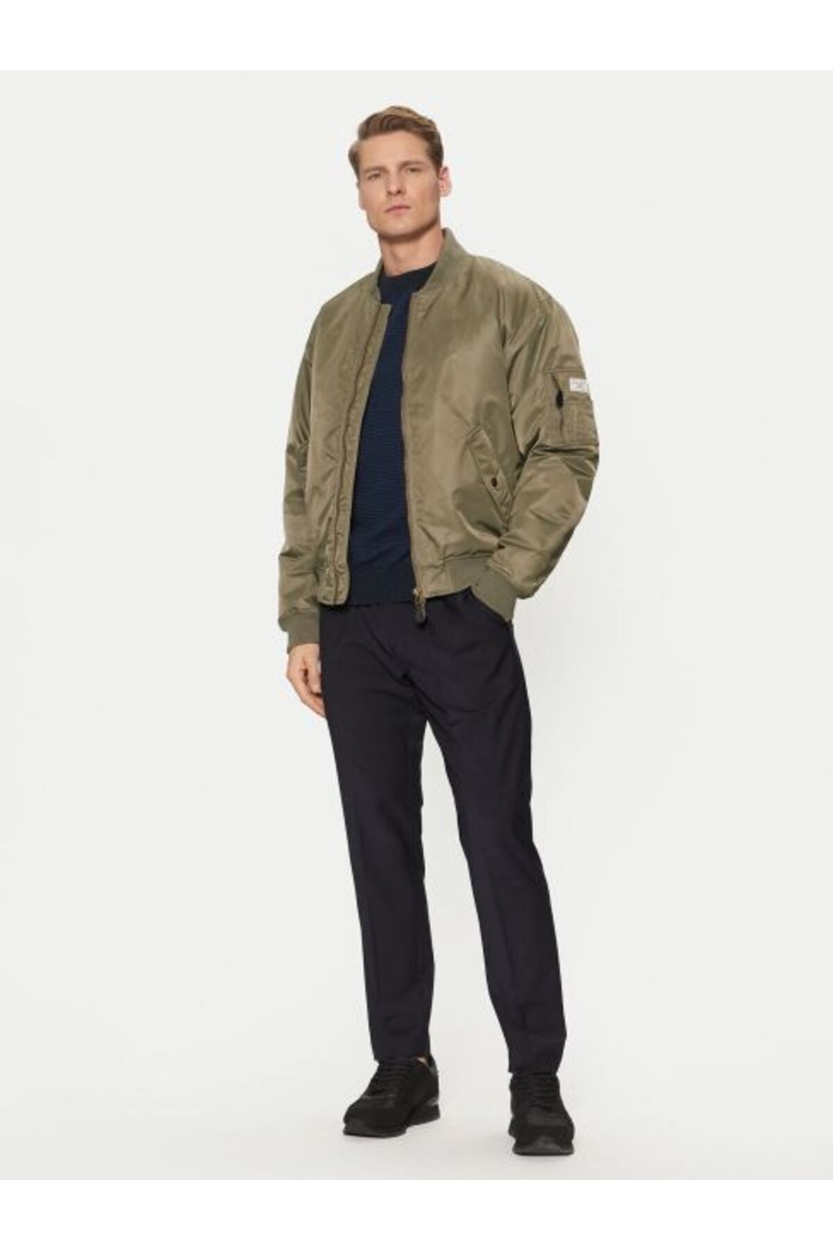 HAKİ ERKEK BOMBER CEKET — خاکی M5RL81.WHAA2.G8EV — تصویر 3 از 6