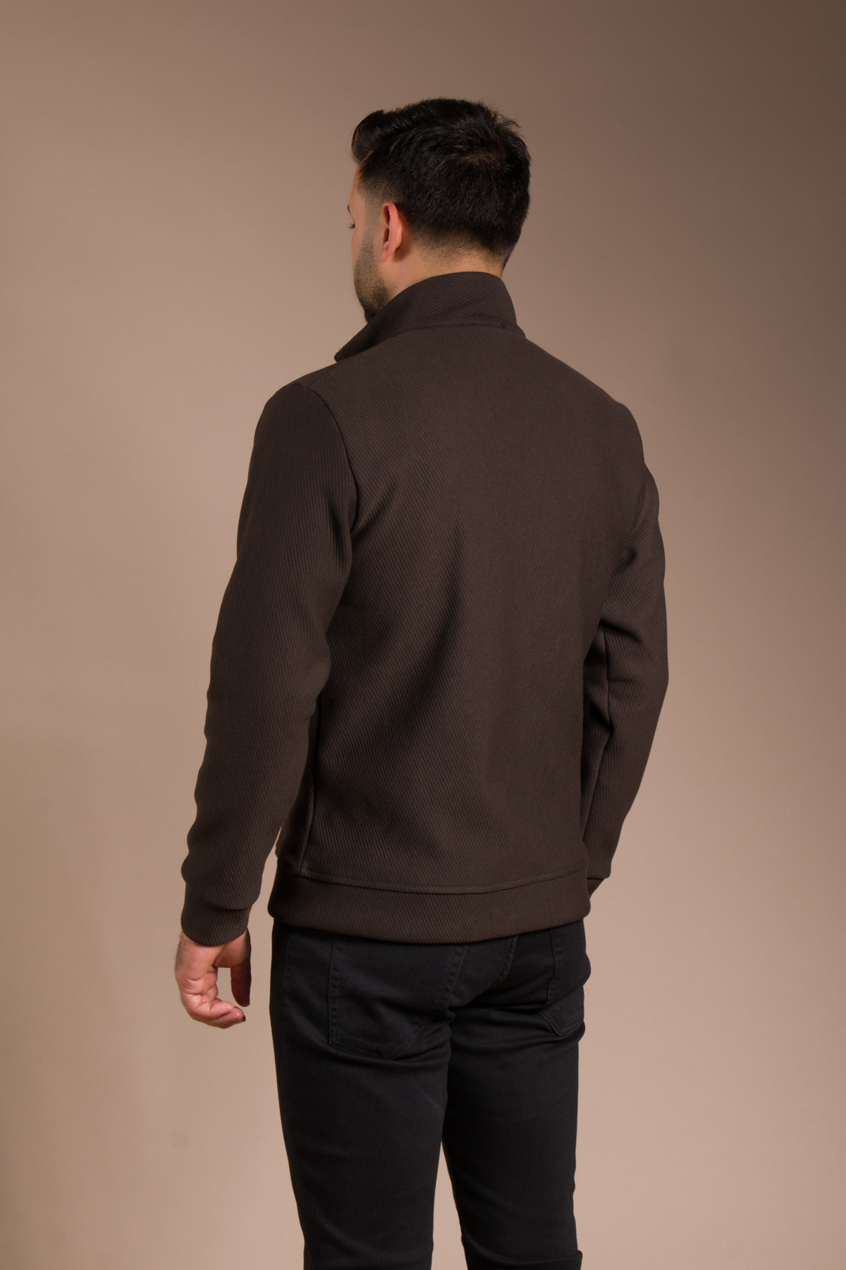 کت و شلوار قهوه ای مردانه — قهوه‌ای BNR19278K009 — تصویر 6 از 7