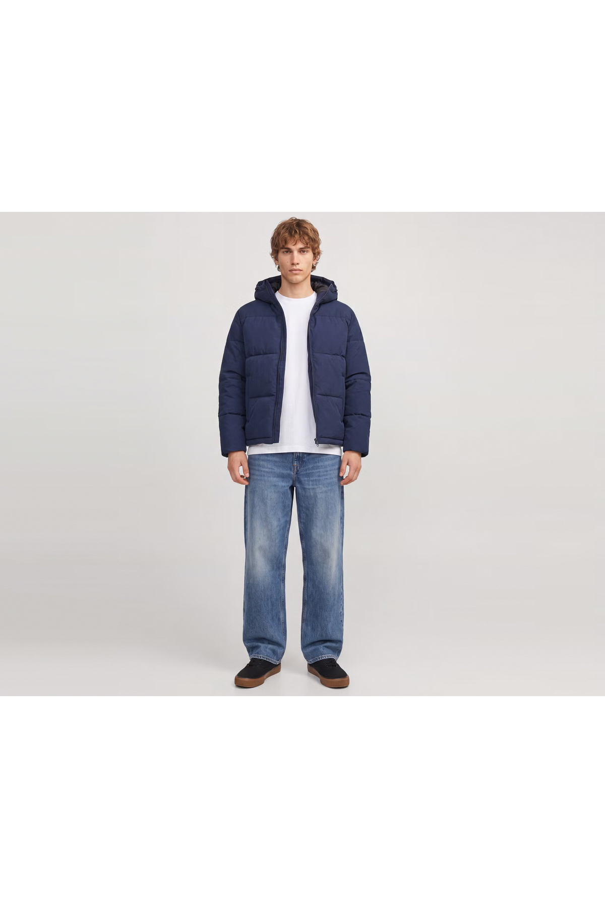 Jack Jones JJGALAXY PUFFER JACKET Erkek Outdoor Montu 12303930-SKY-CAPTAIN Lacivert — رنگارنگ TYC19023E71ED99832C975200 — تصویر 5 از 6