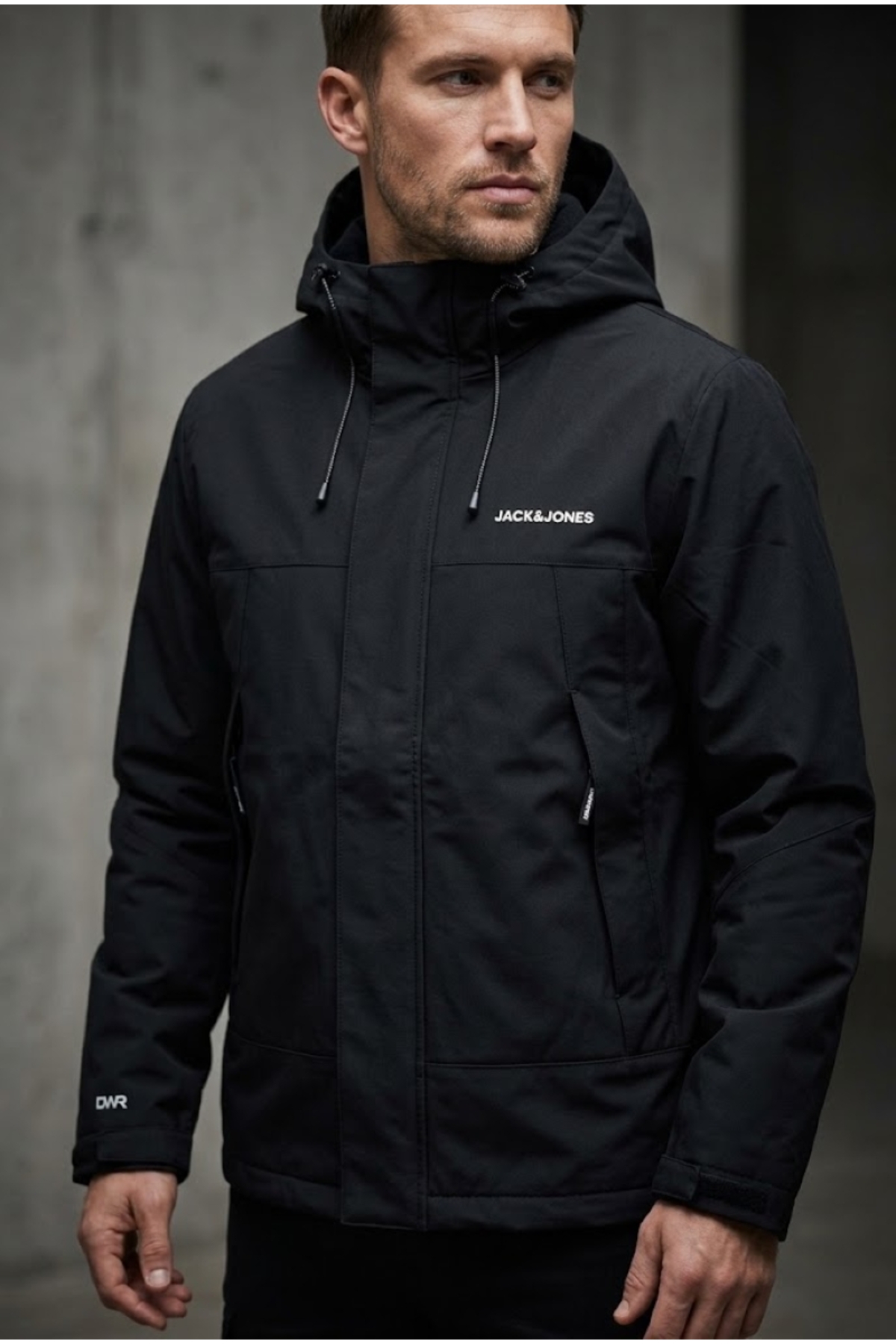 Jack & Jones Jack Jones JCOCLUB DULL WINDBREAKER Erkek Outdoor Rüzgarlık 12299822-BLACK Siyah — رنگارنگ 5003051978