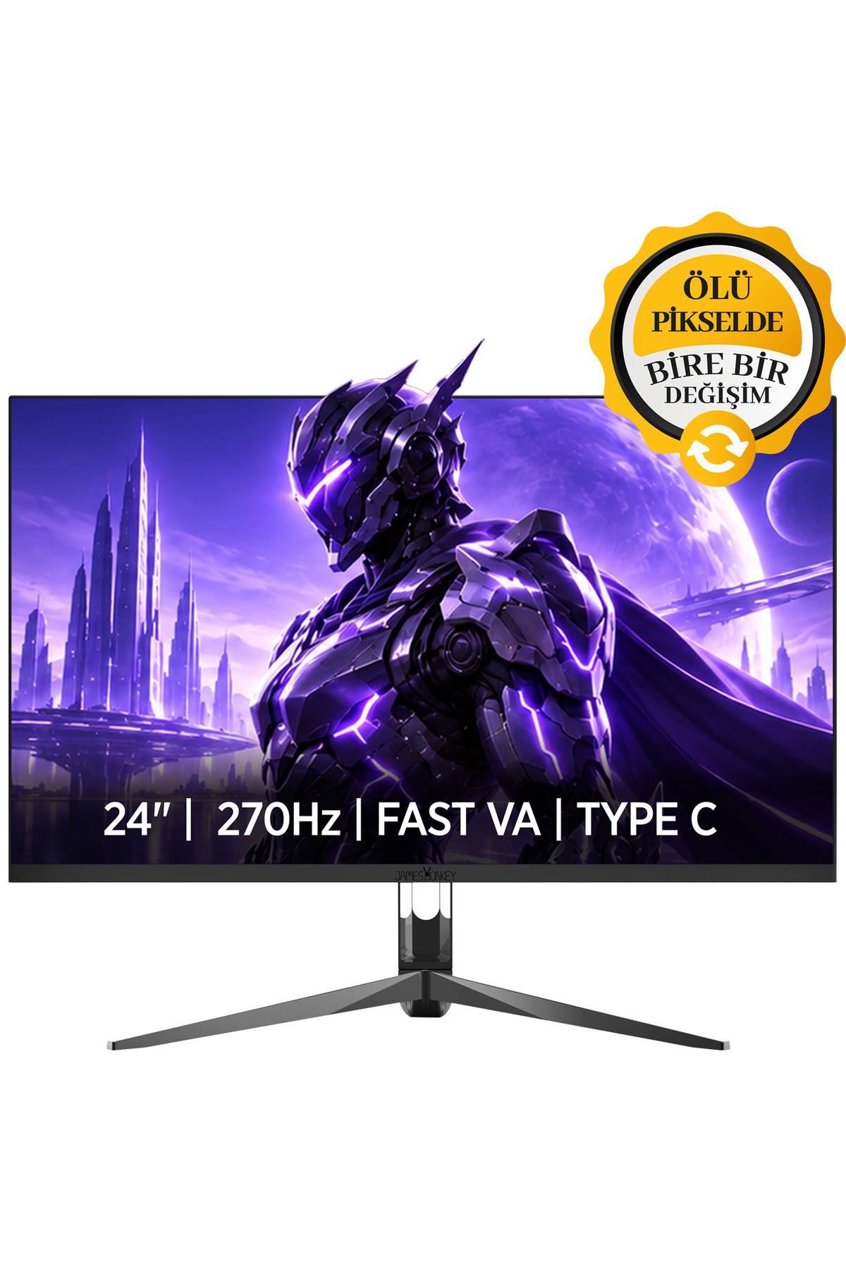 James Donkey Avero A50 24'' 270Hz 0.5Ms Fast VA FHD Type C/DP/HDMI RGB Gaming Monitör (Ölü Pikselde Anında Değişim)