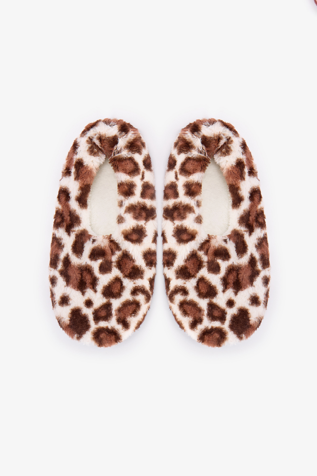 Leopard Fluffy Patik