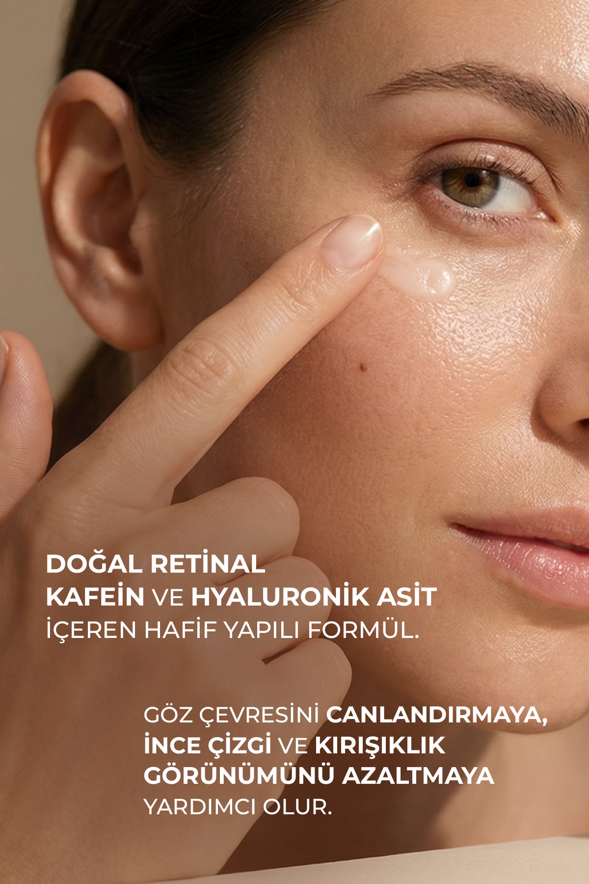 Kırışıklık, İnce Çizgi ve Koyu Halka Görünümünü Azaltmaya Yardımcı Gül Özlü Göz Kremi — 8680434316506 — تصویر 3 از 9