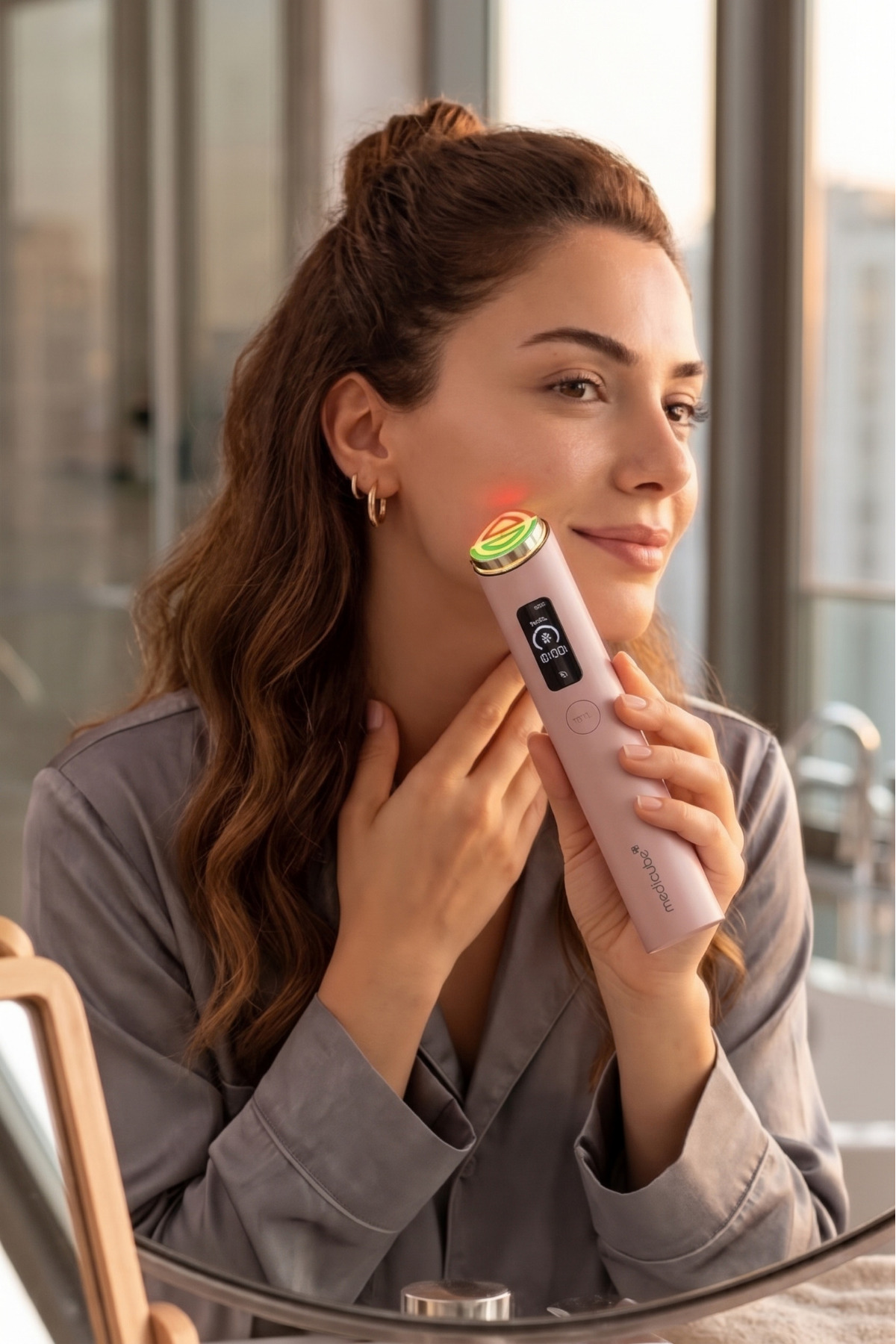 AGE-R Booster Pro X2 Cilt Bakım Cihazı I9885AXNS — صورتی — تصویر 8 از 8