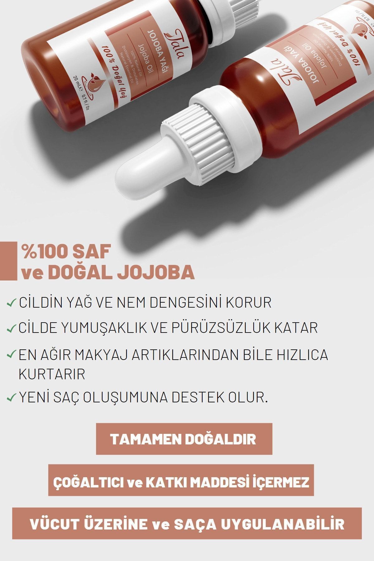 Jojoba Yağı %100 Saf Ve Doğal Soğuk Sıkım 20 Ml — jojoba — تصویر 8 از 8