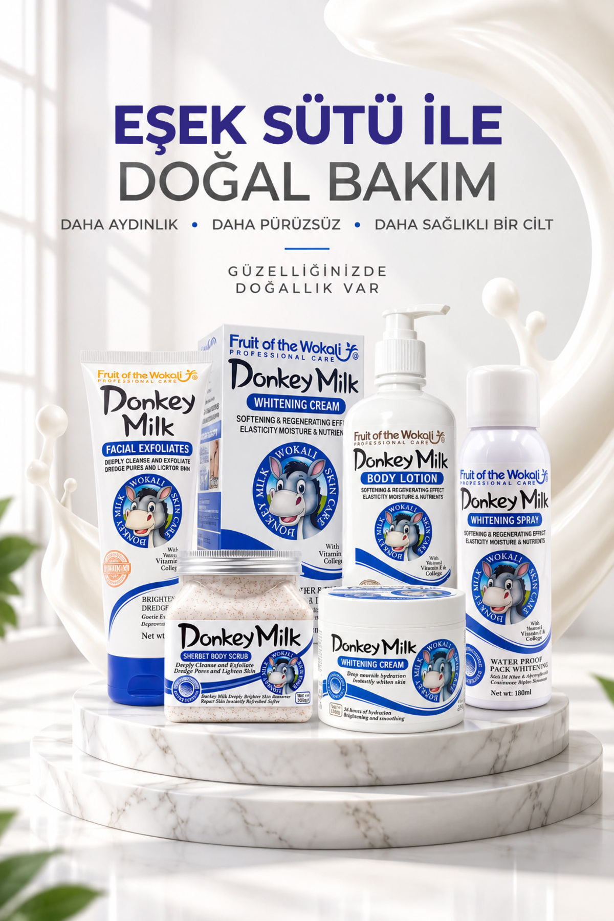 DONKEY MILK FACE PEELING EŞEK SÜTÜ YÜZ PEELİNGİ 120ML — HA-3088 — تصویر 6 از 6