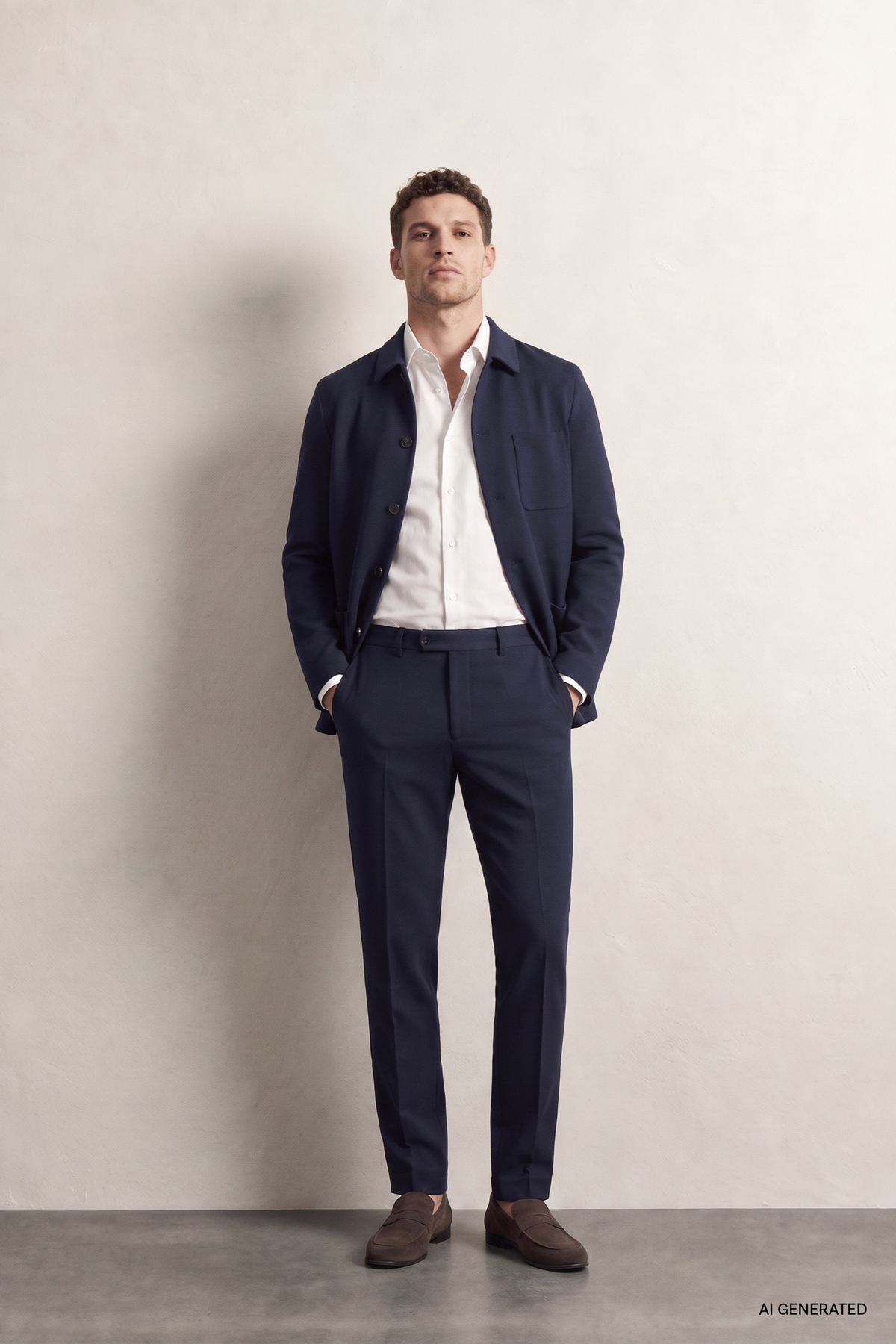Ds Damat Comfort Navy Blue Sport Suit — سرمه‌ای 6HC05ORT00701 — تصویر 3 از 8