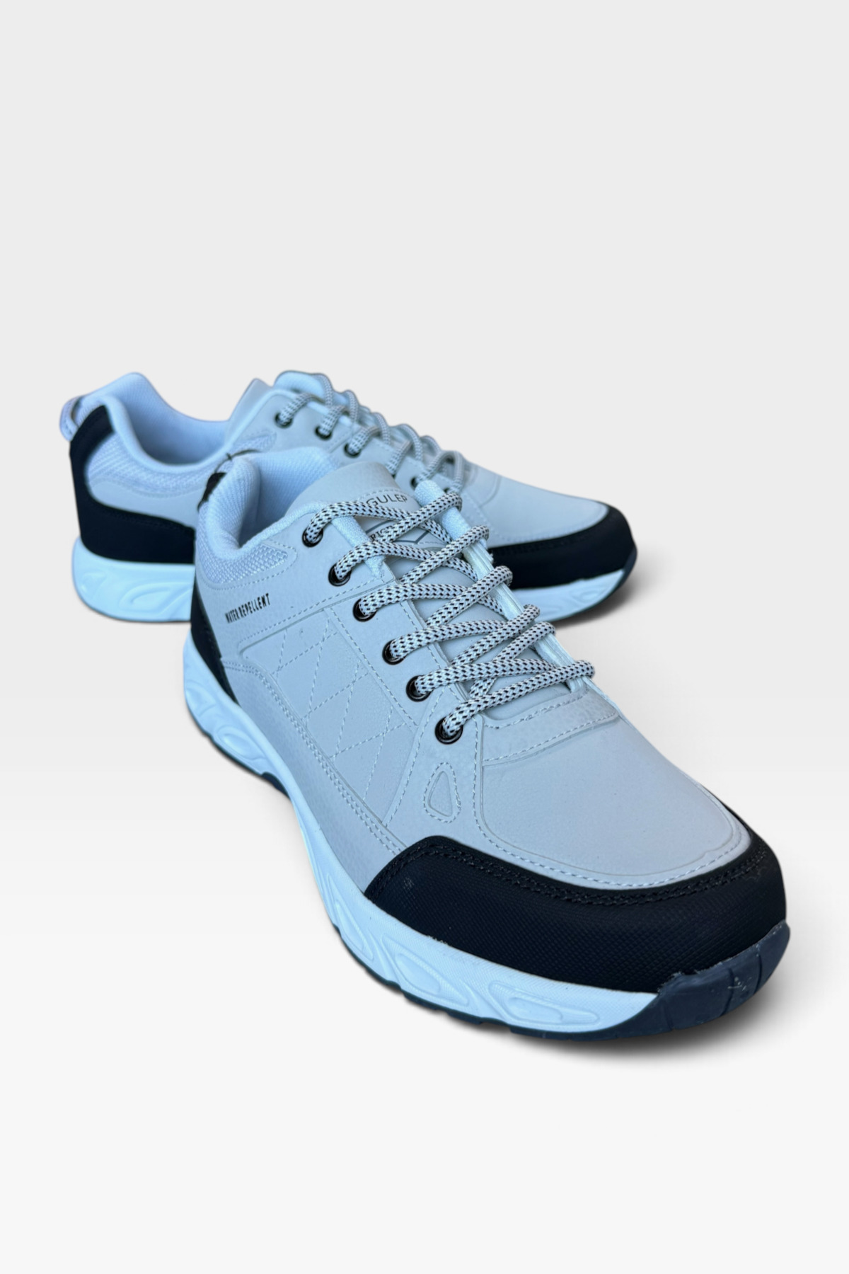 Erkek Kışlık Rahat Comfort Spor Ayakkabı GRİ - SİYAH — سفید 3260 — تصویر 2 از 6