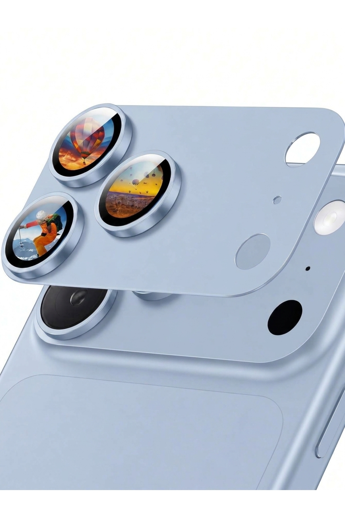 iPhone 18 Pro Uyumlu Kamera Koruyucu Lens Metal Temperli Cam Kamera Çevresi Tam Koruma Görüntü Kalitesini Bozmaz
