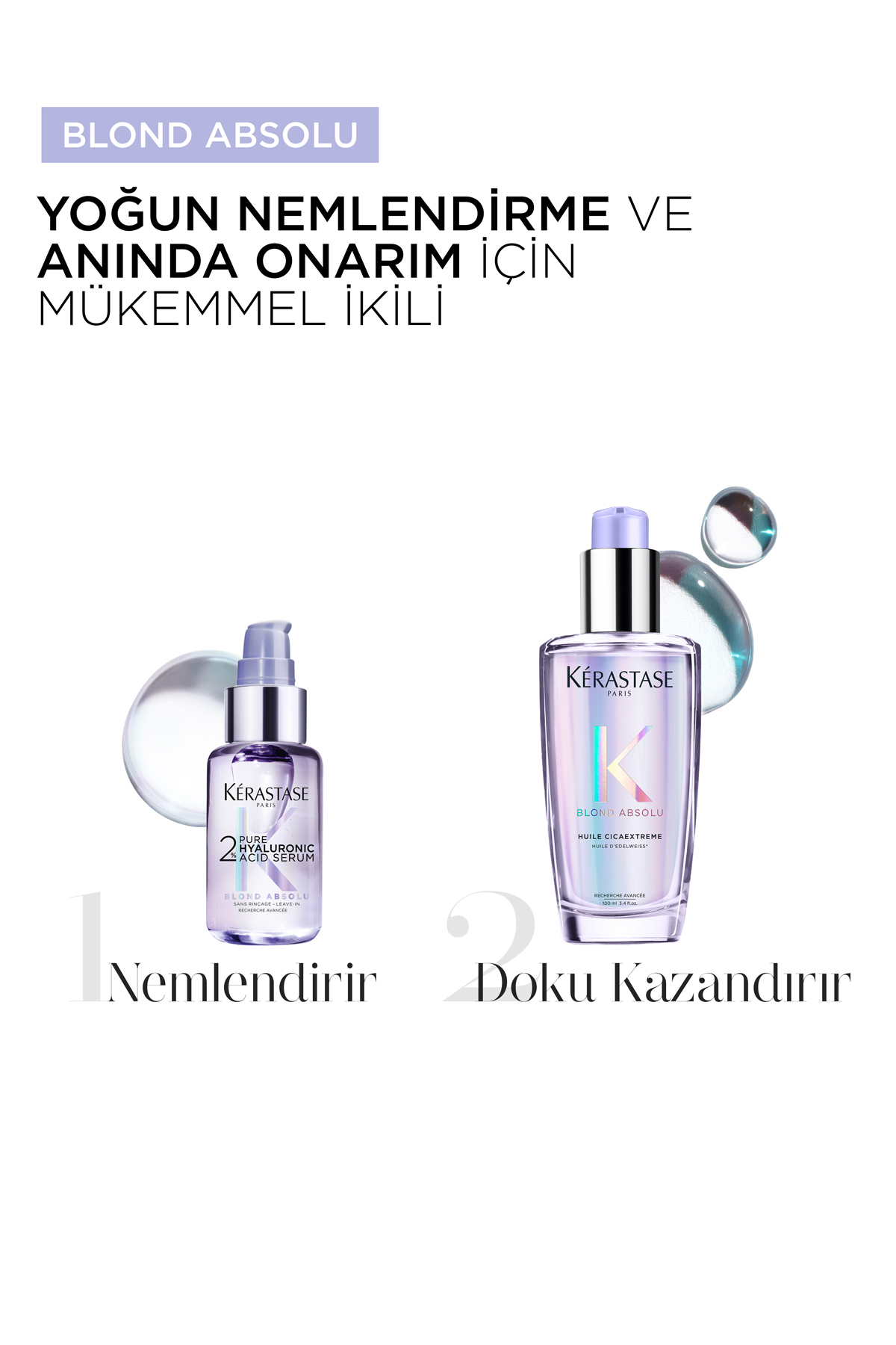 Blond Absolu Sarı, Açık Renkli Saçlar Için Nemlendirici Ve Onarıcı Bakım Serumu 50ml — TYCCOMXWNN169376351364279 — تصویر 7 از 8