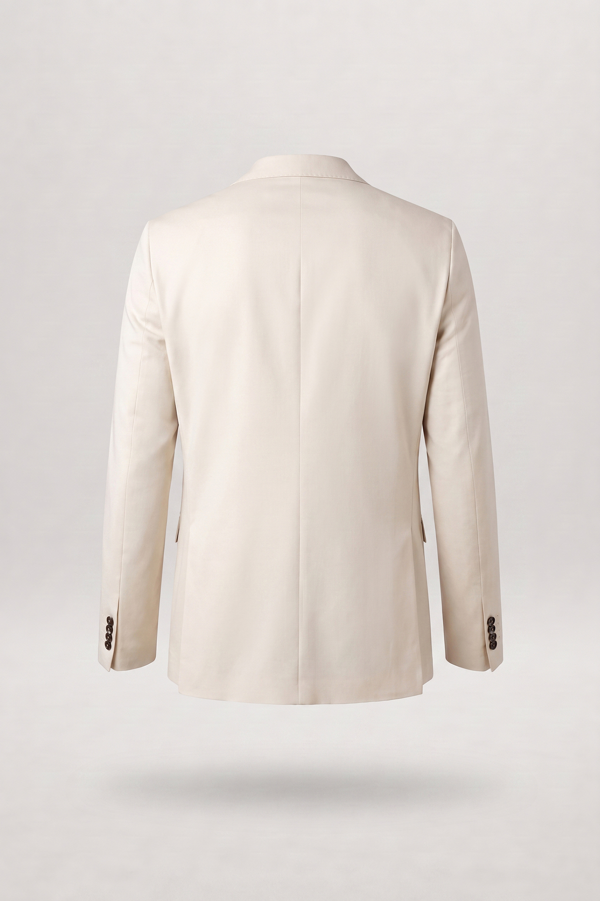 Slim Fit Bej Armürlü Takim Elbise — بژ 6EF05S205517M — تصویر 6 از 6
