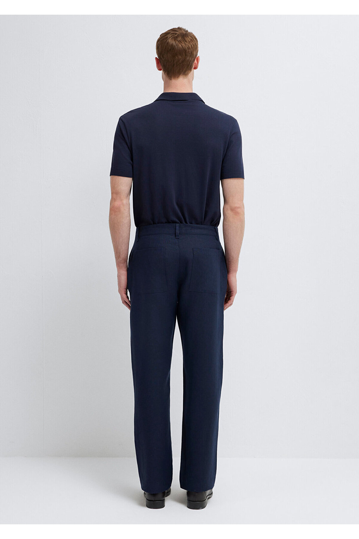 Lacivert Keten Pantolon 0010595-86623 — سرمه‌ای — تصویر 5 از 8