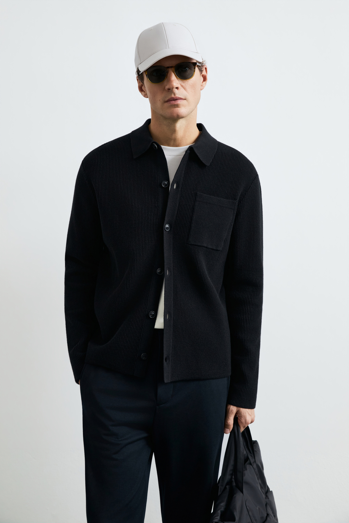 Justın Erkek Hırka Siyah — مشکی 112100084 — تصویر 3 از 6