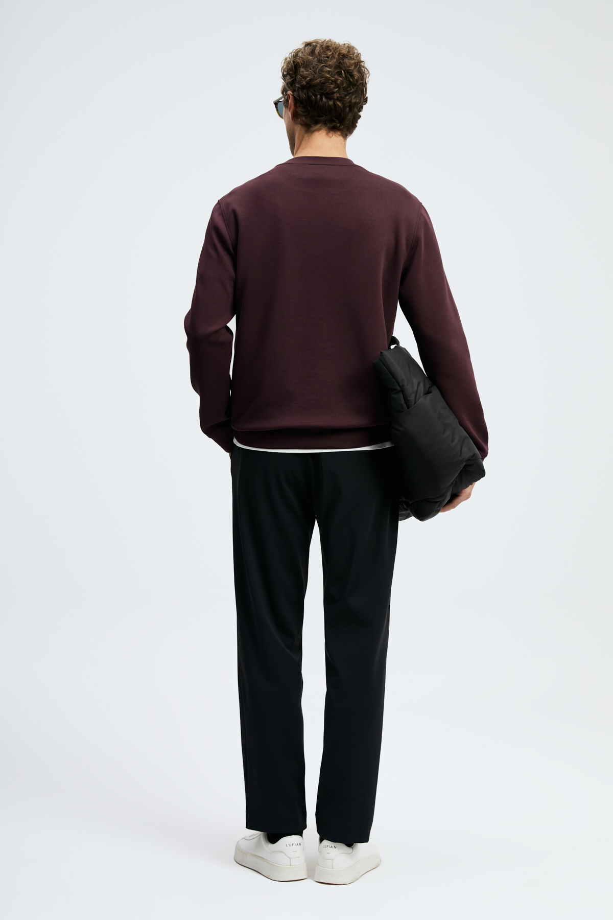 Grand Erkek Sweatshirt Mor — بنفش 112030192 — تصویر 6 از 6