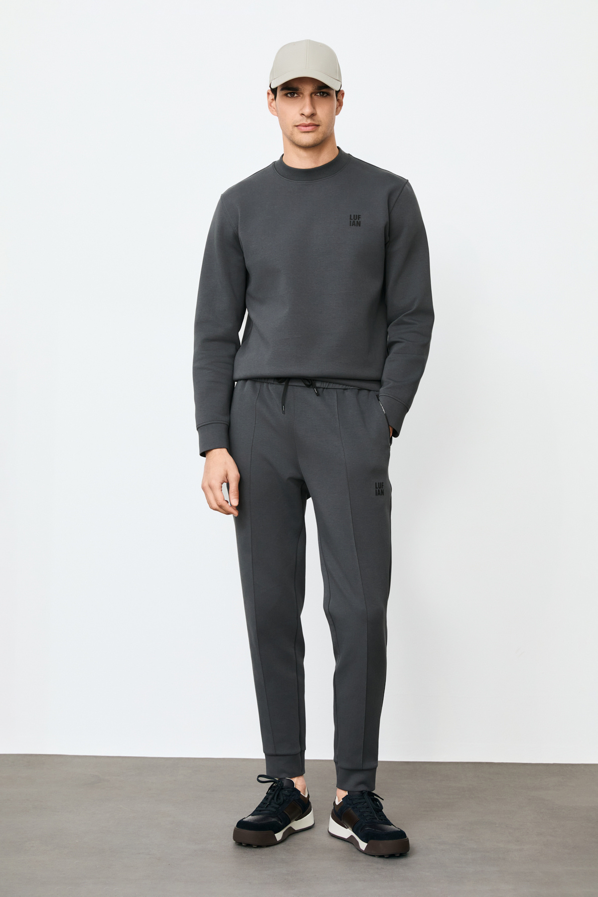 Grand Erkek Sweatshirt Antrasit — خاکستری 112030192 — تصویر 3 از 6