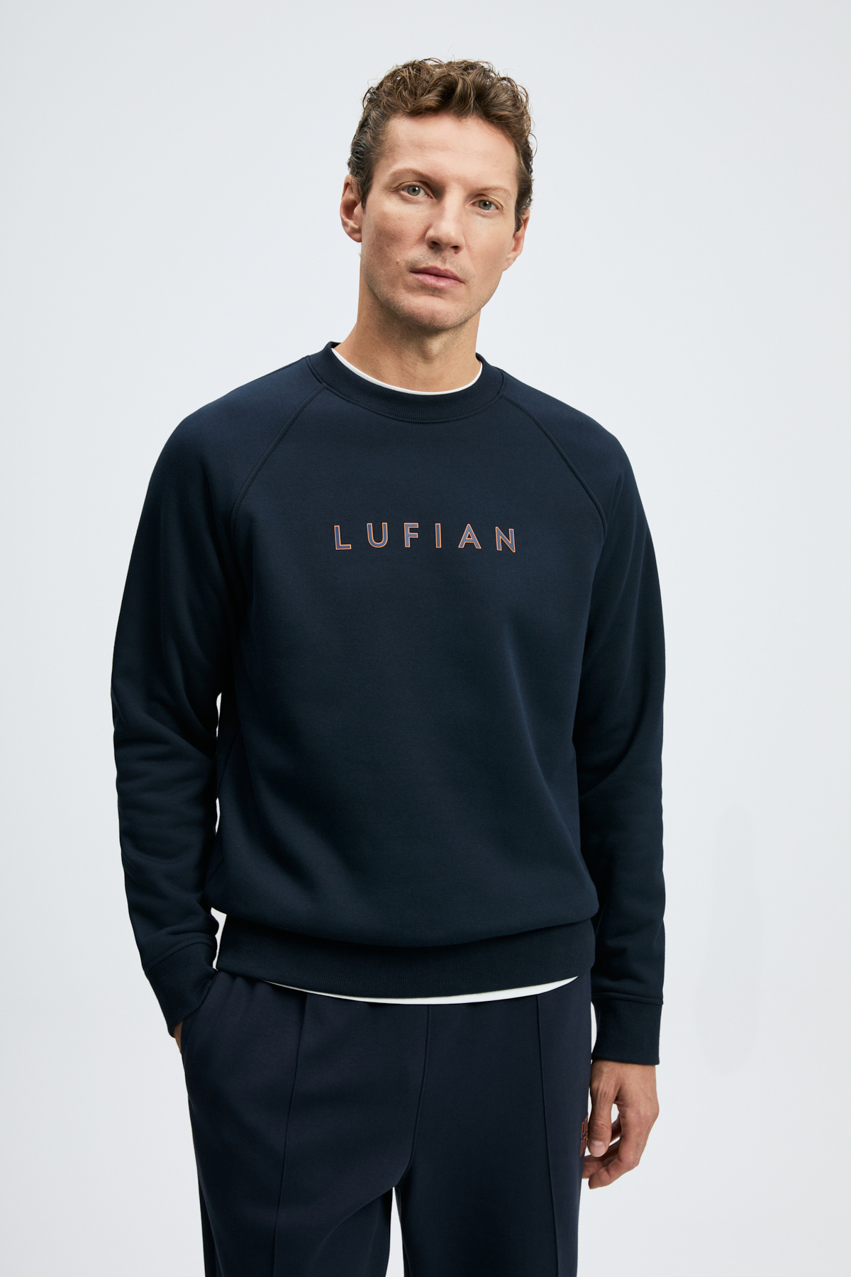 Bren Erkek Sweatshirt Lacivert — سرمه‌ای 112030219 — تصویر 3 از 6