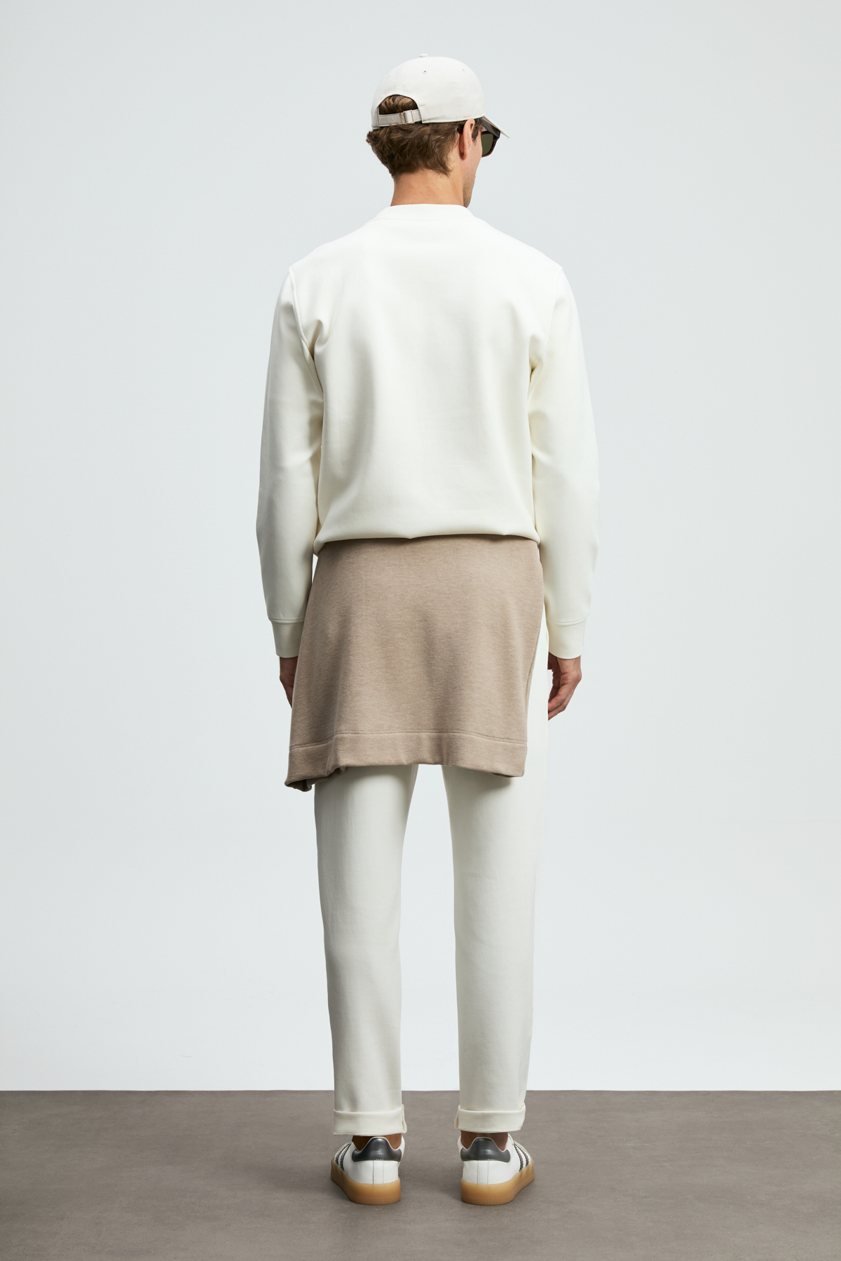 Grand Erkek Sweatshirt Kırık Beyaz — سفید 112030192 — تصویر 6 از 6