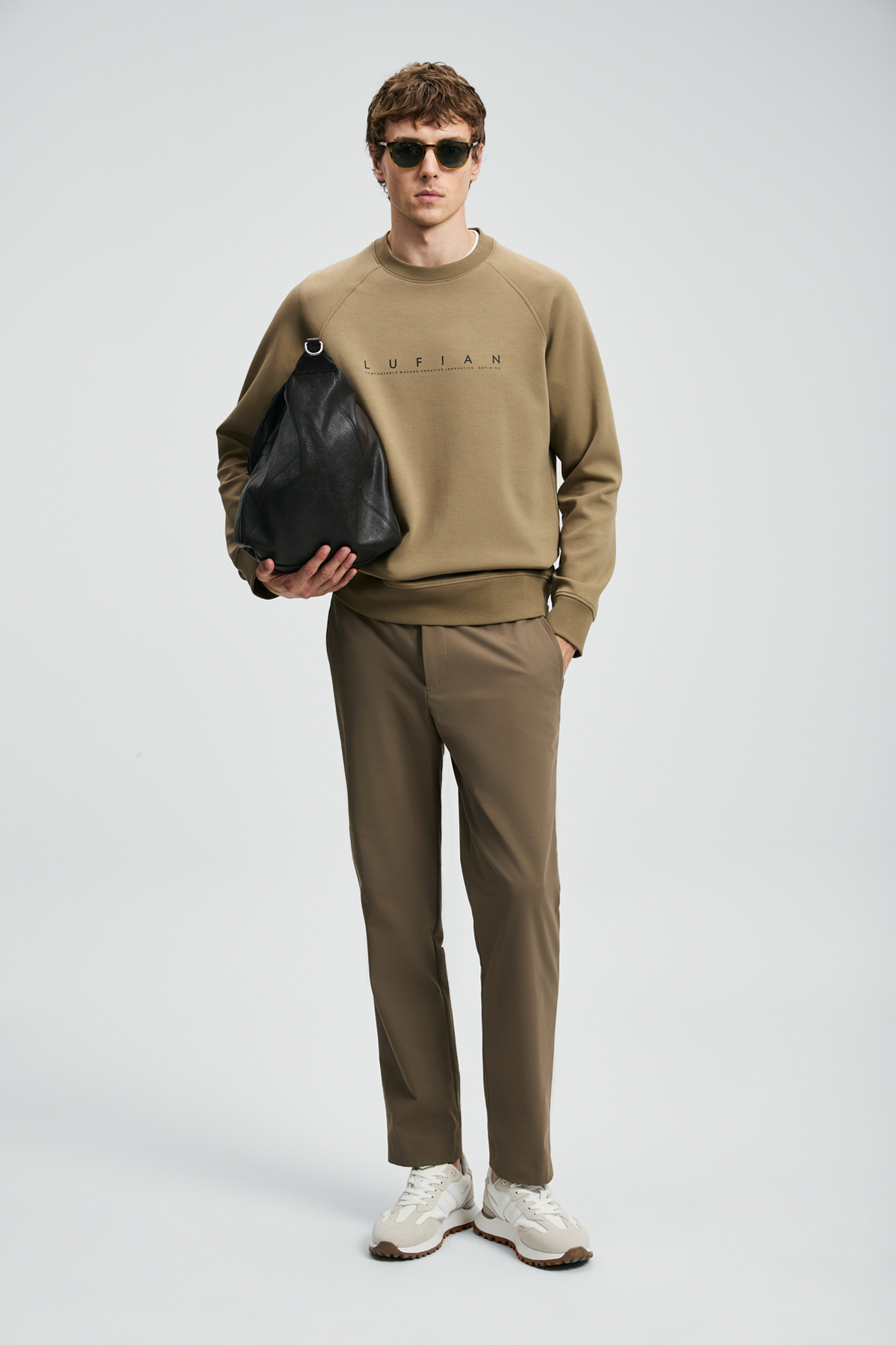 Cooper Erkek Sweatshirt Kum — بژ 112030177 — تصویر 2 از 6