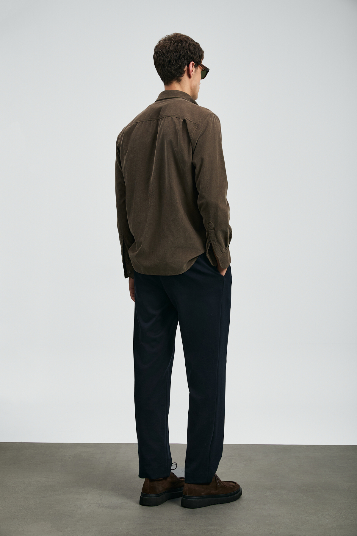 Drew Erkek Basic Gömlek Regular Fit Haki — خاکی 112010682 — تصویر 6 از 6