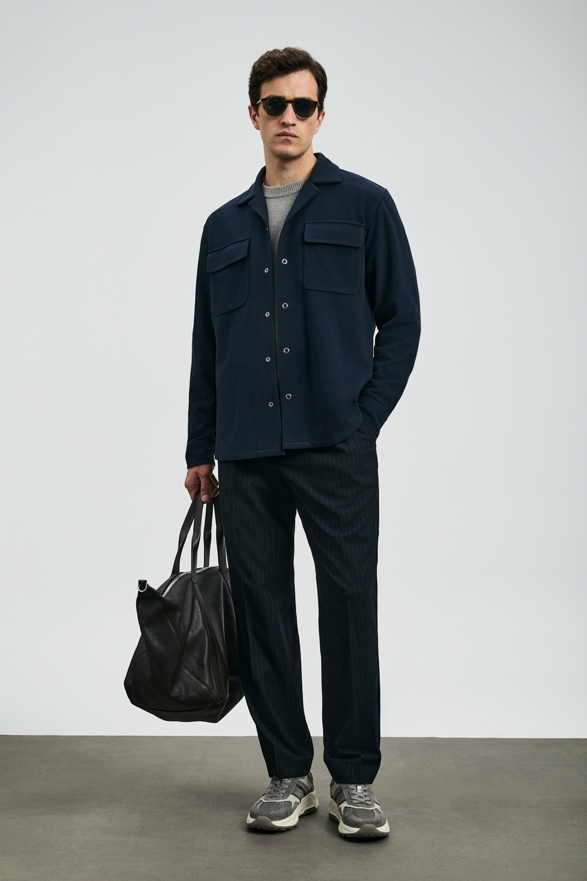 Lufian Ronald Smart Erkek Chino Pantolon Comfort Fit Lacivert — سرمه‌ای 112190333