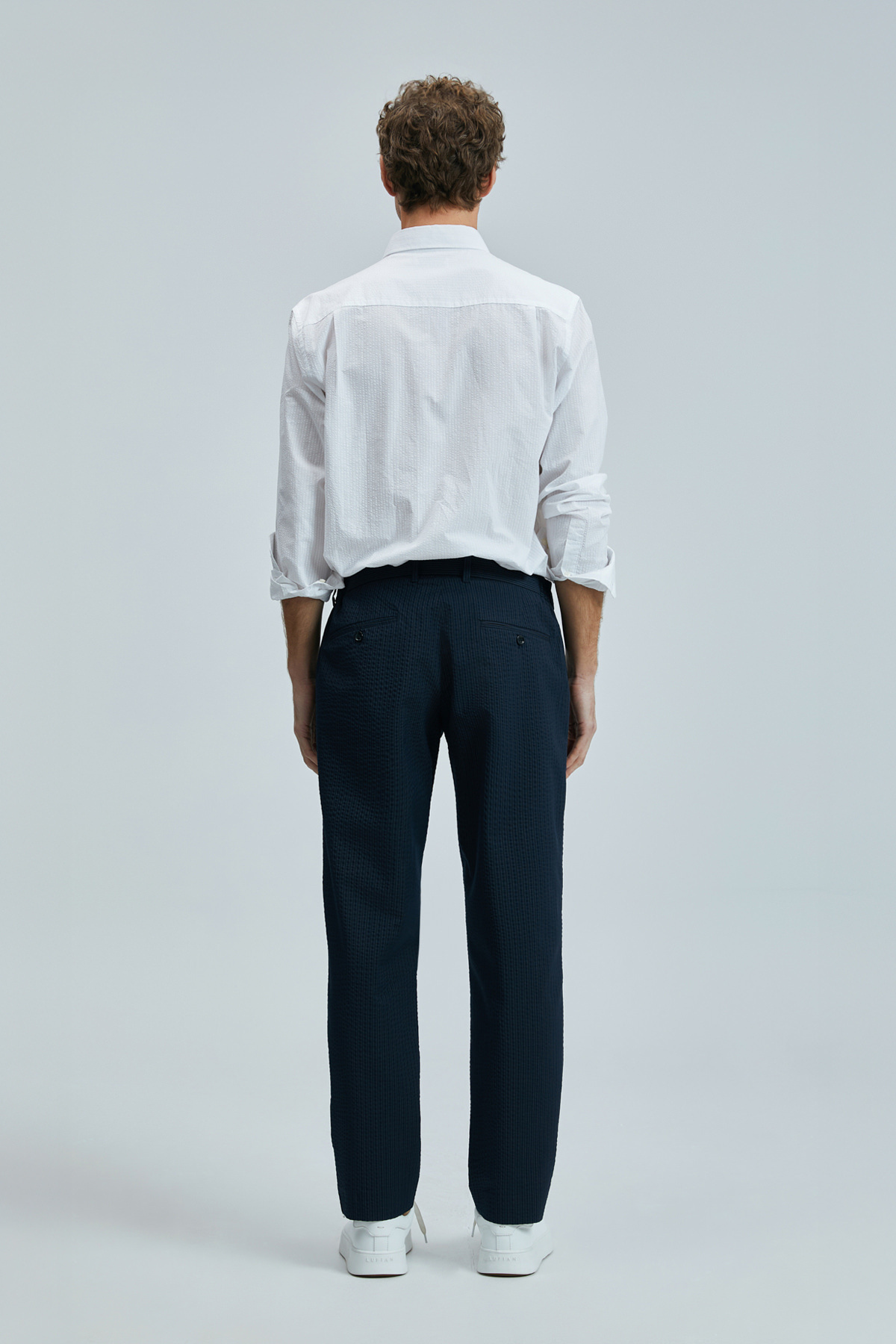Lukaso Smart Erkek Chino Pantolon Slim Fit Lacivert — سرمه‌ای 111190344 — تصویر 6 از 6