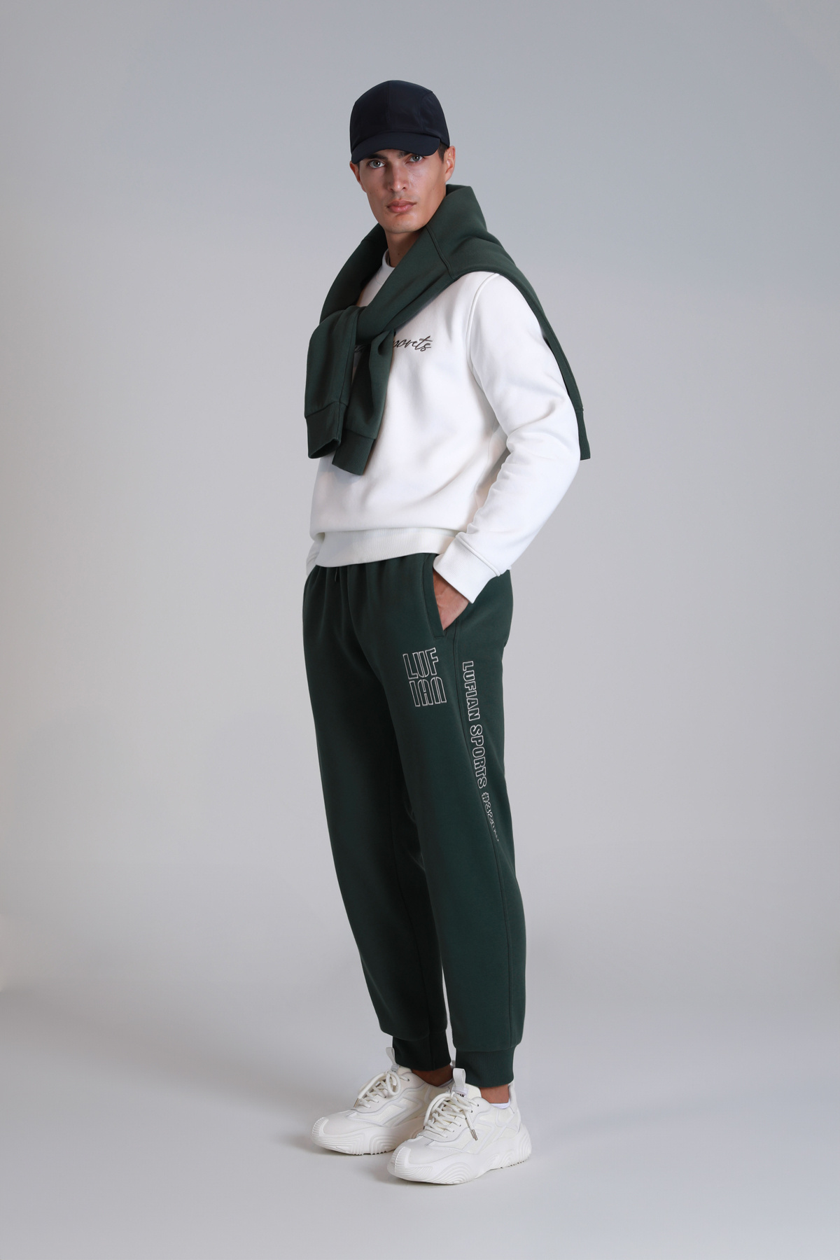 Loved Erkek Sweatshirt Kırık Beyaz — سفید 112030137 — تصویر 5 از 6