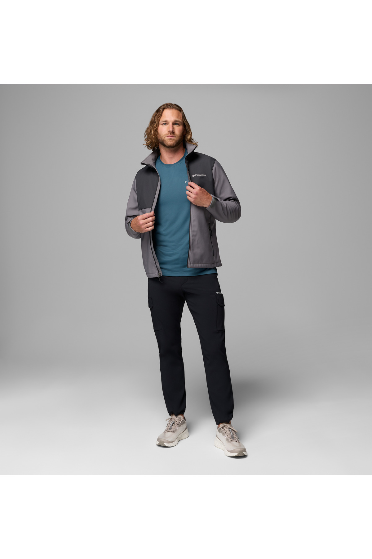 Ascender Erkek Softshell Ceket — خاکستری TYC7BC627F13670DA73A68100 — تصویر 8 از 8