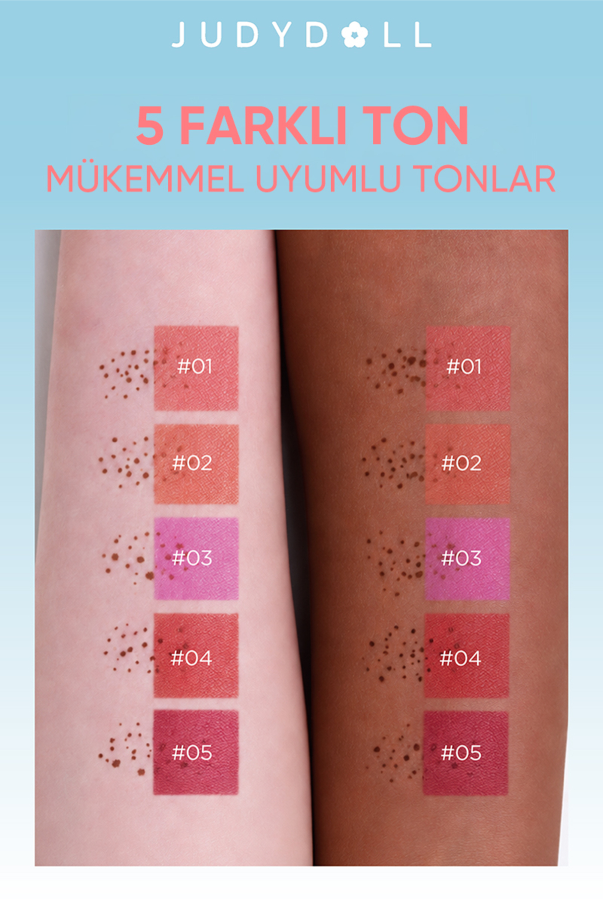 Freckle & Blush Duo 02 Sunlit Orange | مداد رژگونه و کک و مک مایع — نارنجی AU26000291 — تصویر 8 از 8