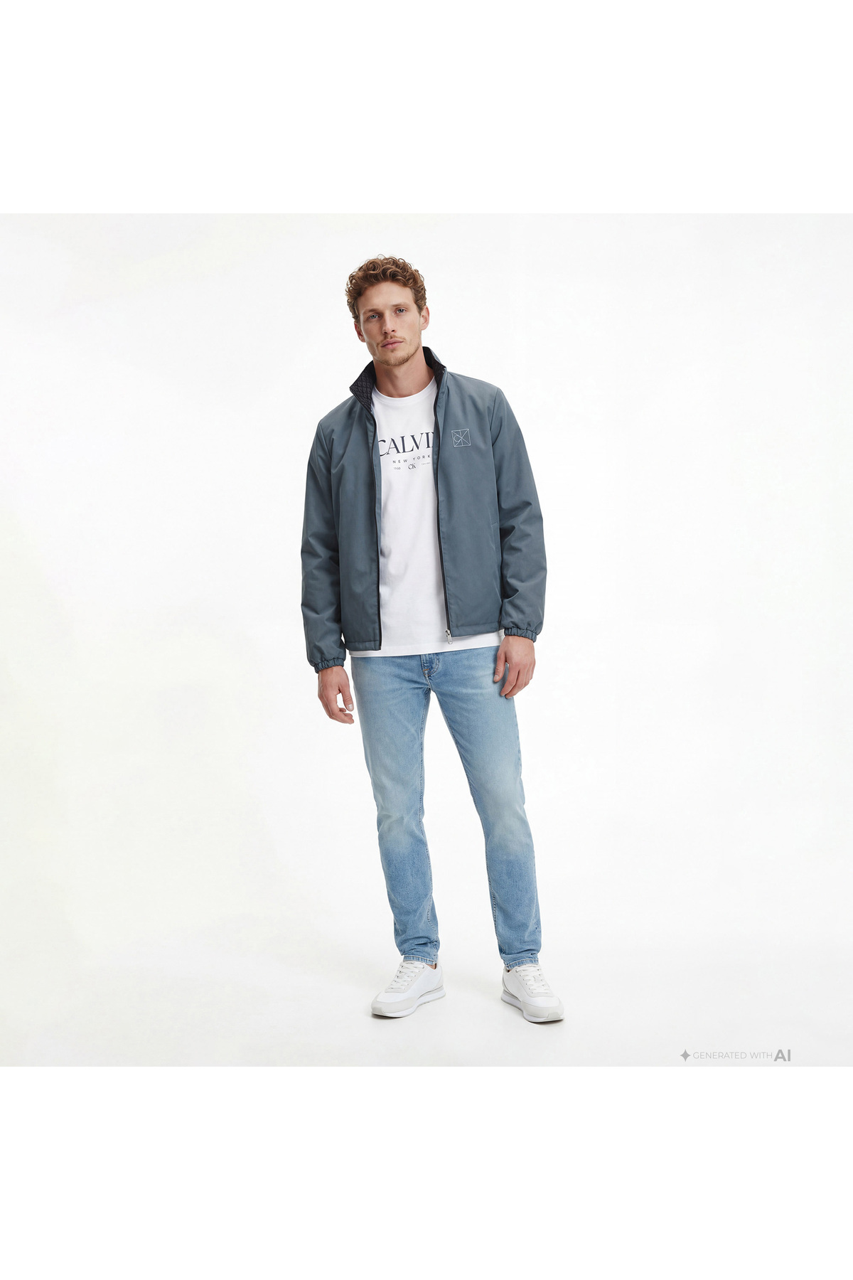 Nylon Unfilled Reversible Erkek Siyah Ceket — مشکی LV14RE522G — تصویر 3 از 6
