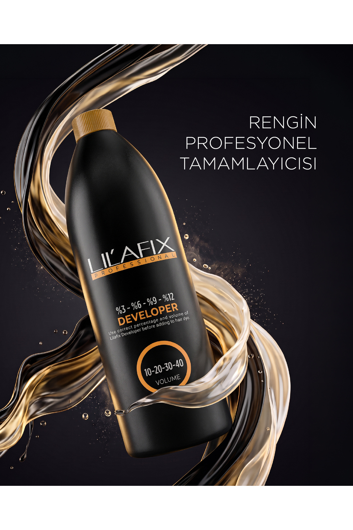 Lilafix Professional Oksidan Krem 40V 1000 ml — 152.09L.004 — تصویر 2 از 3