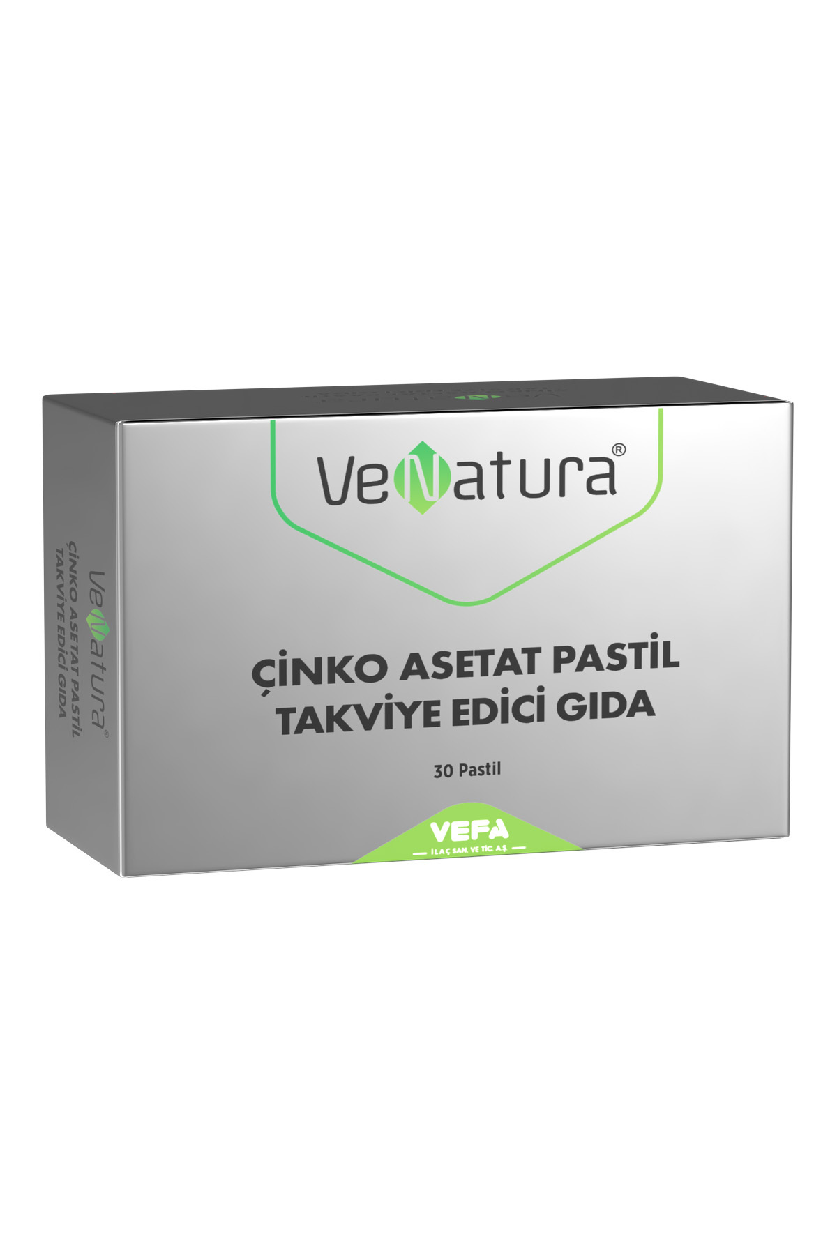 VeNatura Çinko Asetat Pastil 30 Lu