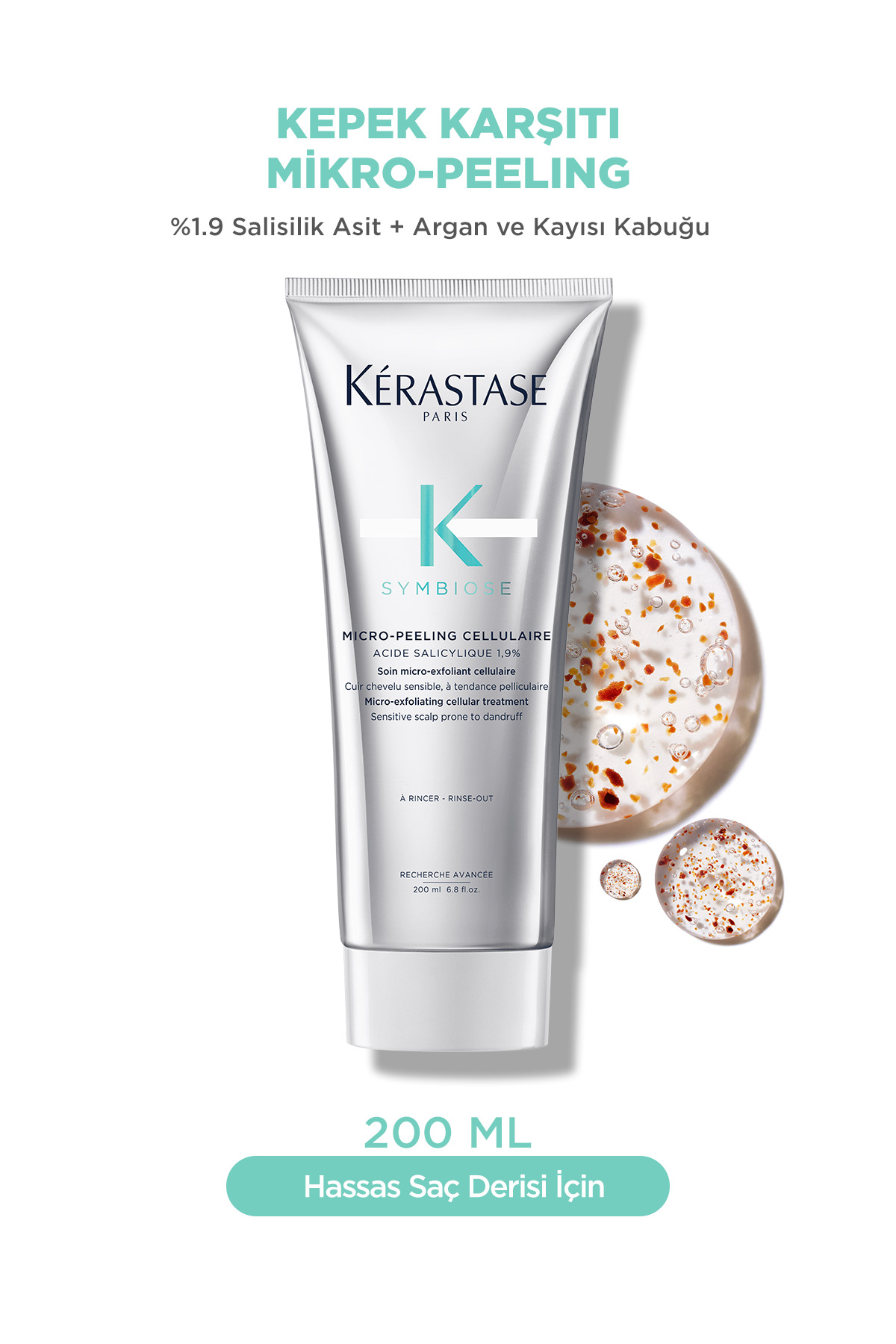 Symbiose Kepek Karşıtı Etkli Hücresel Mikro-Peeling 200 ml — 3474637135744 — تصویر 2 از 8