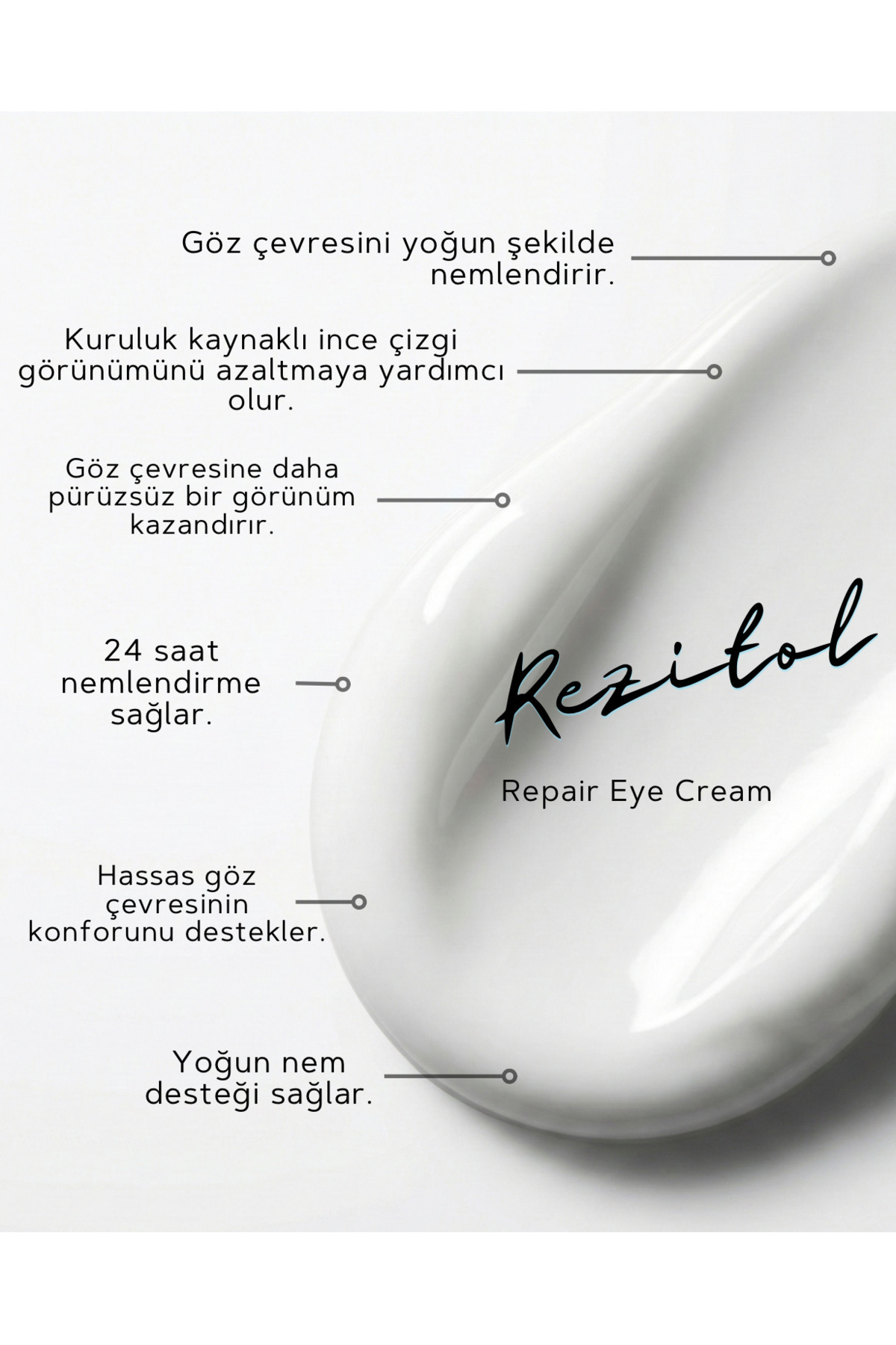 کرم دور چشم مرطوب کننده قوی رزیتول ریپیر دور چشم ۱۰ میلی لیتر — repaireye — تصویر 4 از 5