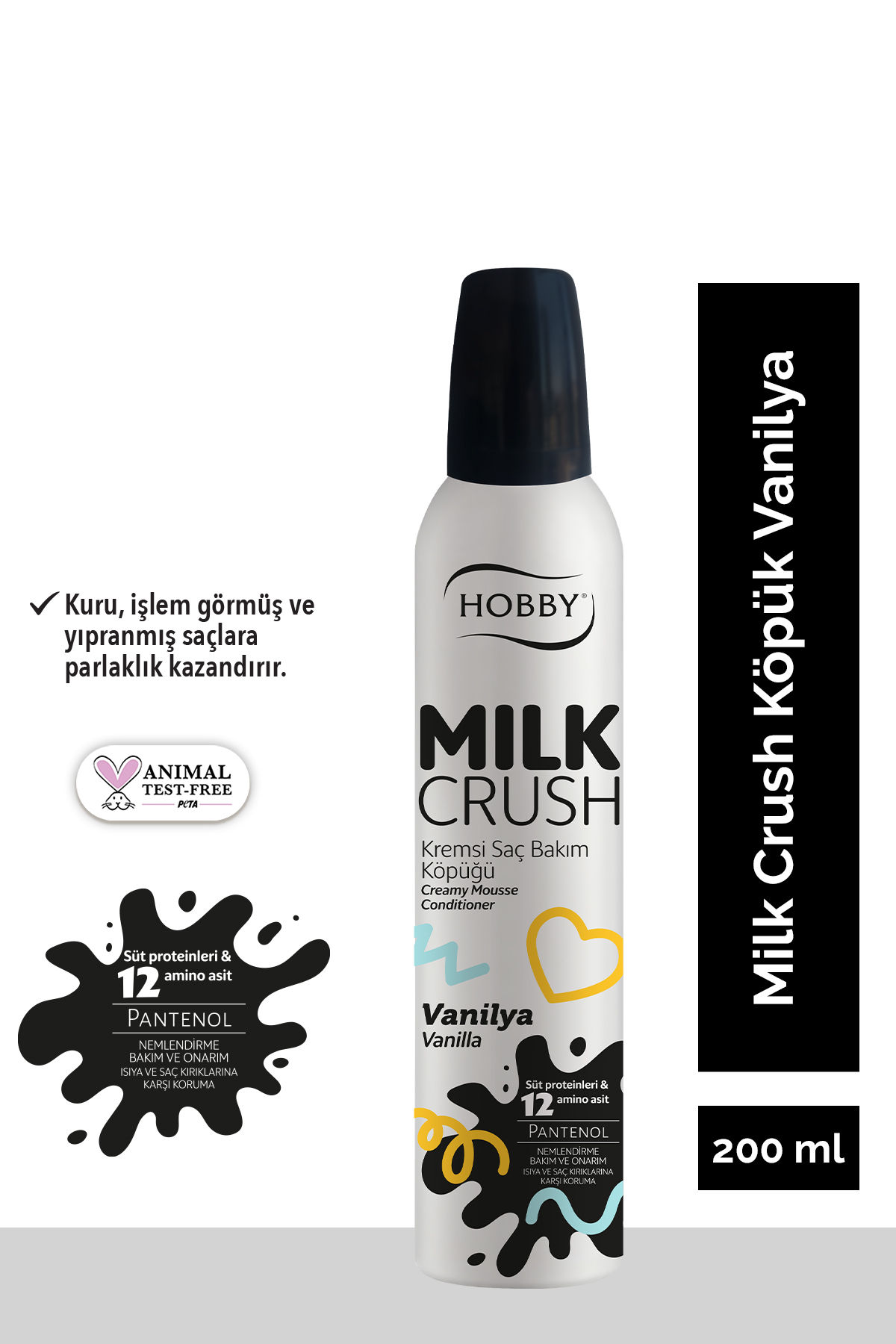 HairMousseMilkcrush Vnlla 200ml x 3'lü Süper Avantajlı Set — ES2600971 — تصویر 2 از 4