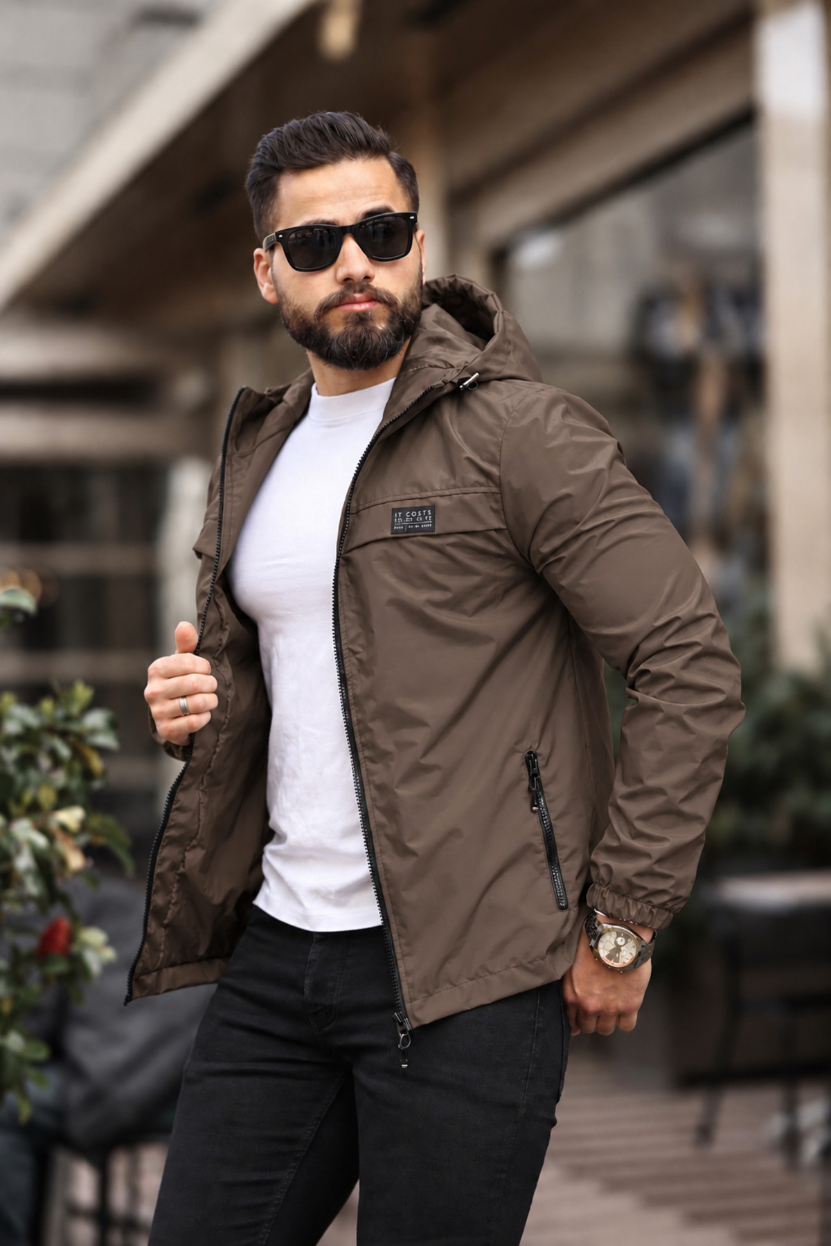 بارانی مردانه ضد آب فصل جدید — اکرو ARMA1 — تصویر 2 از 4