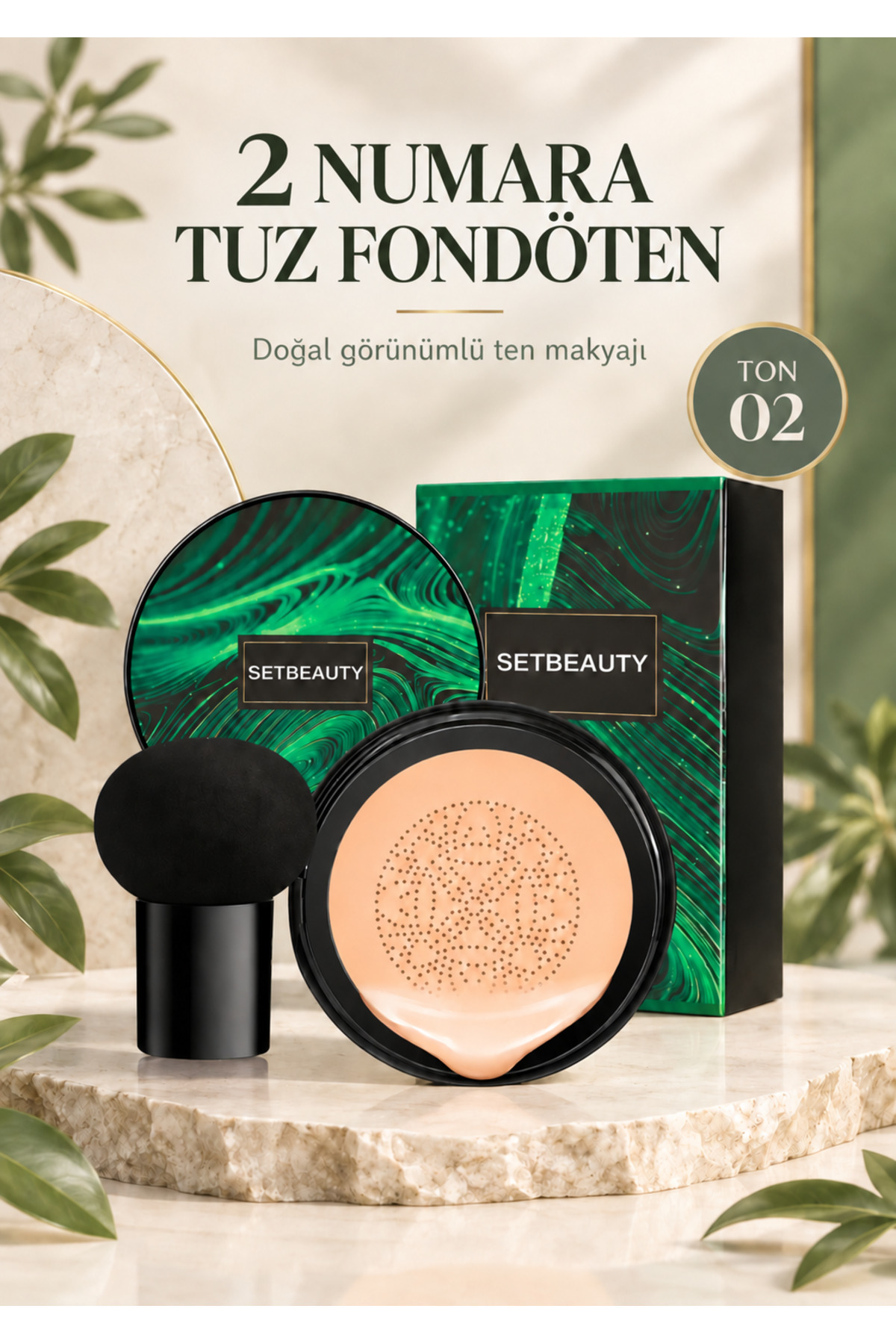 SETBEAUTY Tuz Nemlendirici Fondöten NO:02