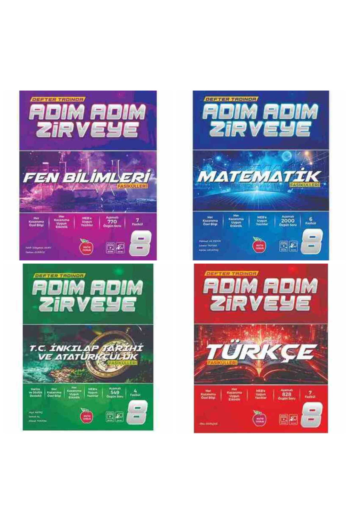 Newton Yayınları 8.SINIF ADIM ADIM ZİRVEYE MATEMATİK,FEN,SOSYAL