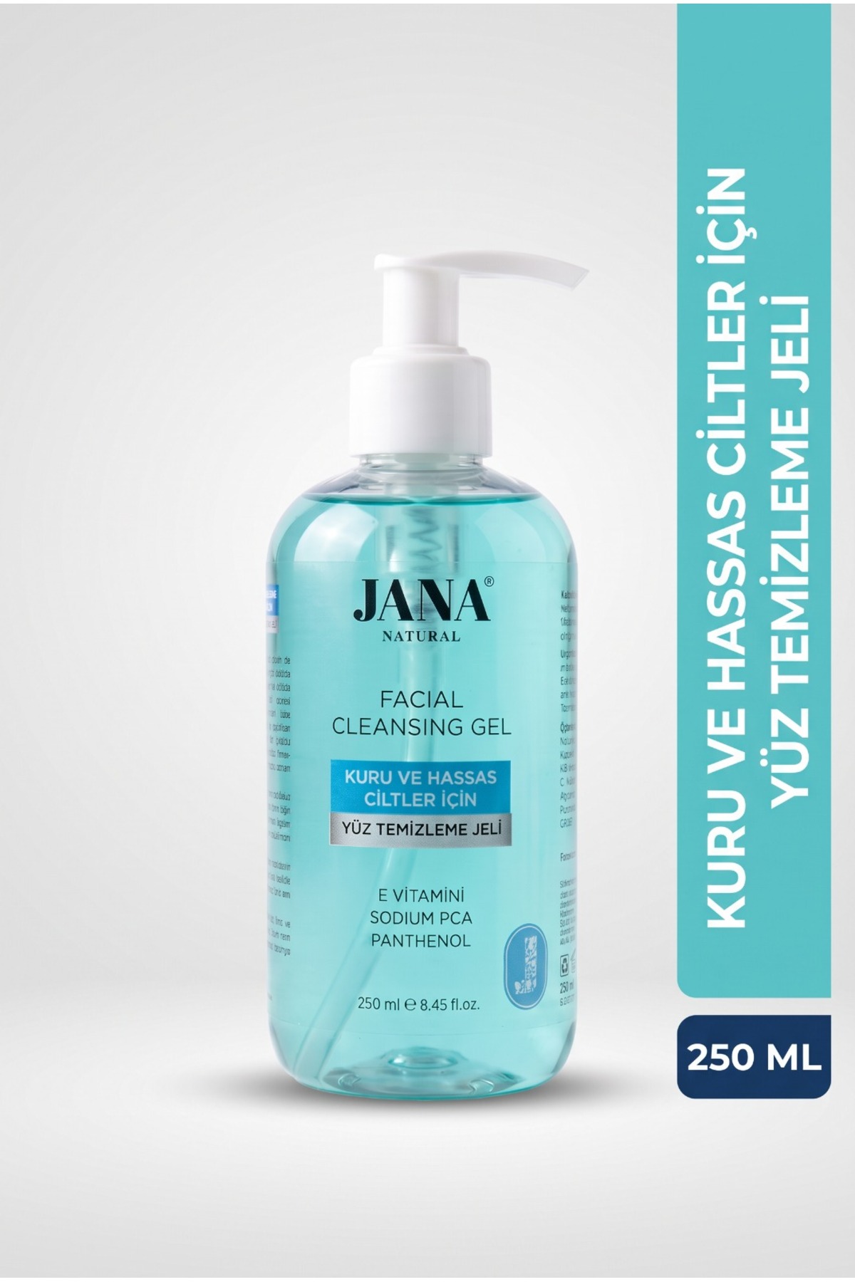 JANA NATURAL Kuru ve Hassas Ciltler İçin Yüz Temizleme Jeli — 07