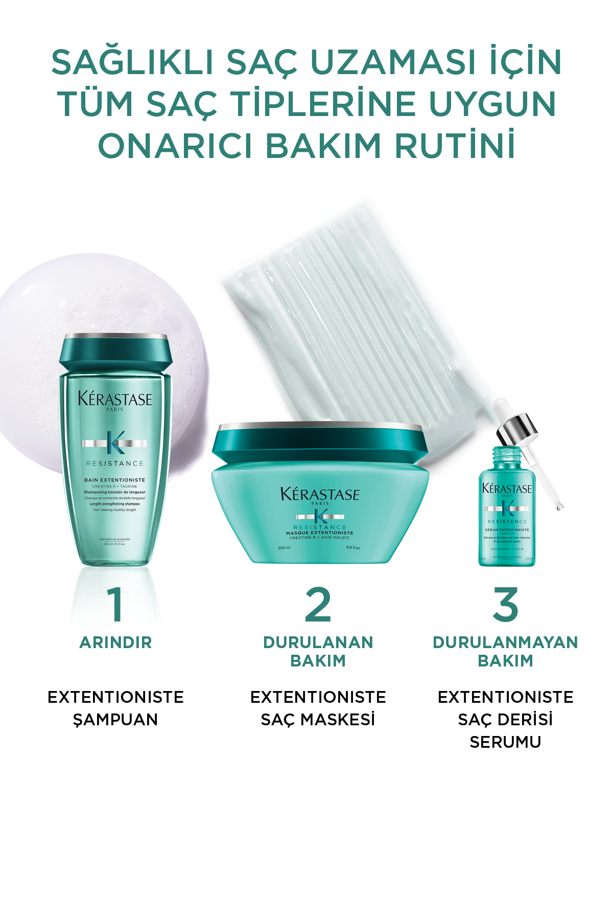 Resistance Serum Extentioniste Daha Hızlı Ve Güçlü Uzayan Saçlar Için Bakım Serumu 50 ml 5 — 3474636636341 — تصویر 6 از 8