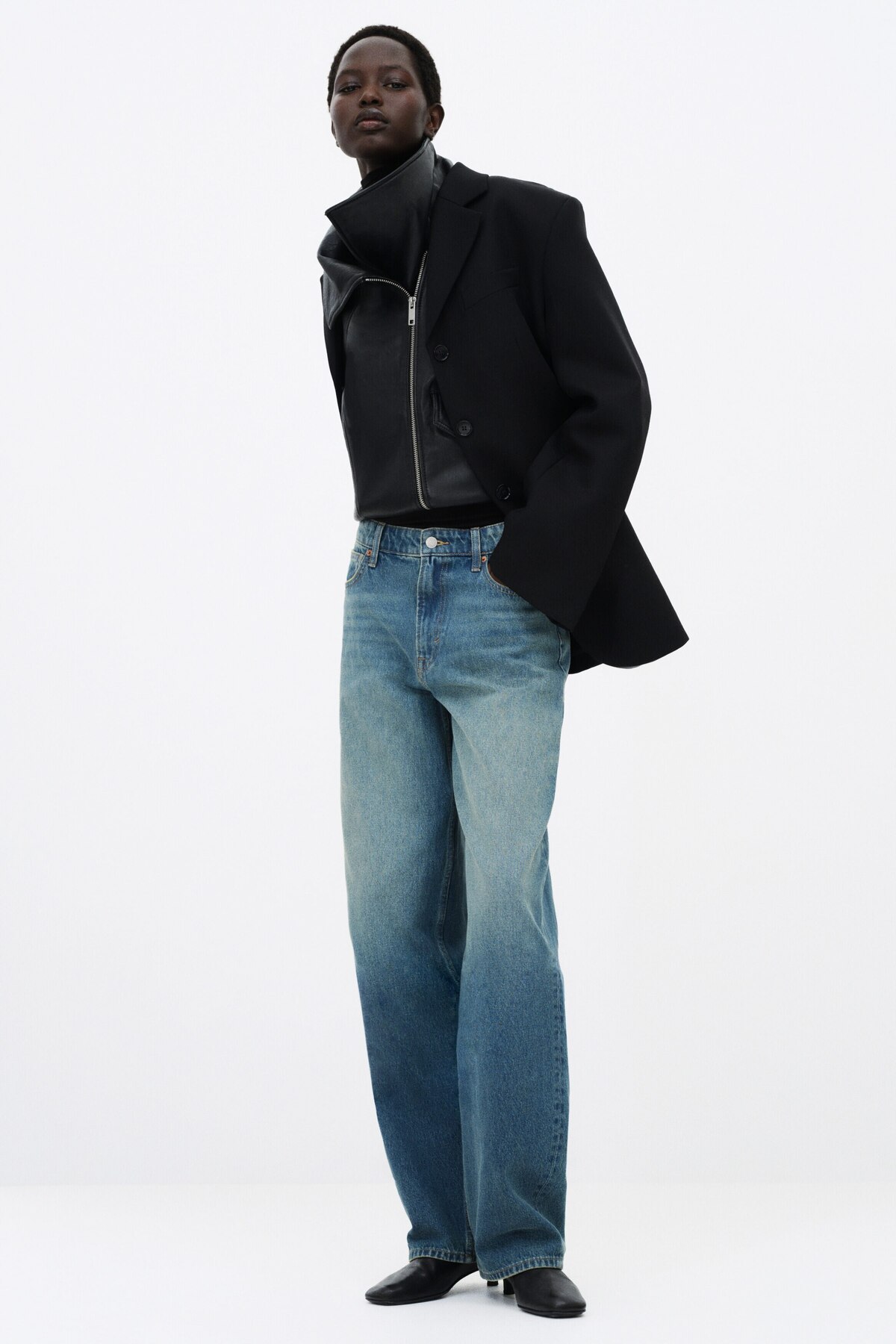 Baggy Barrel Regular Waist Jeans 3
