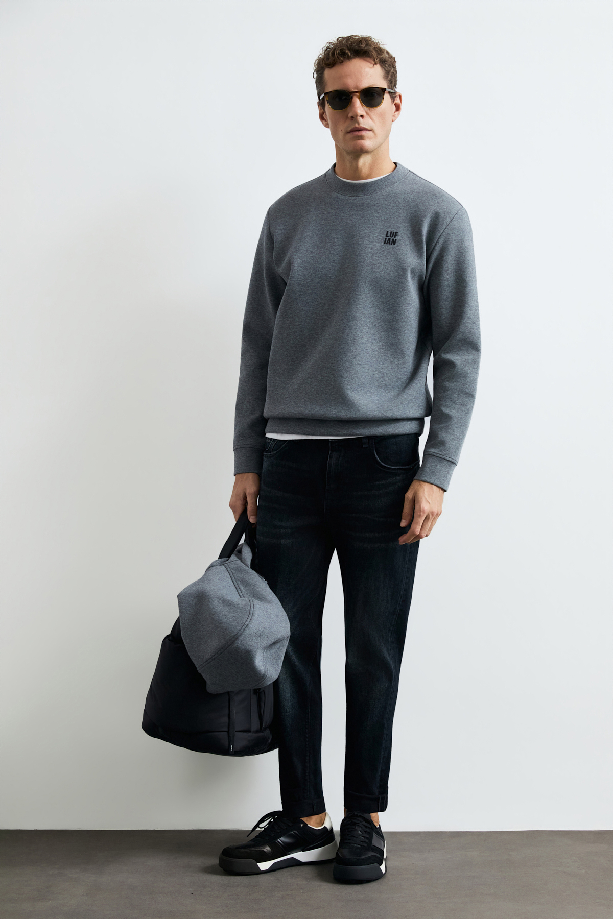 Grand Erkek Sweatshirt Gri — خاکستری 112030192 — تصویر 2 از 6
