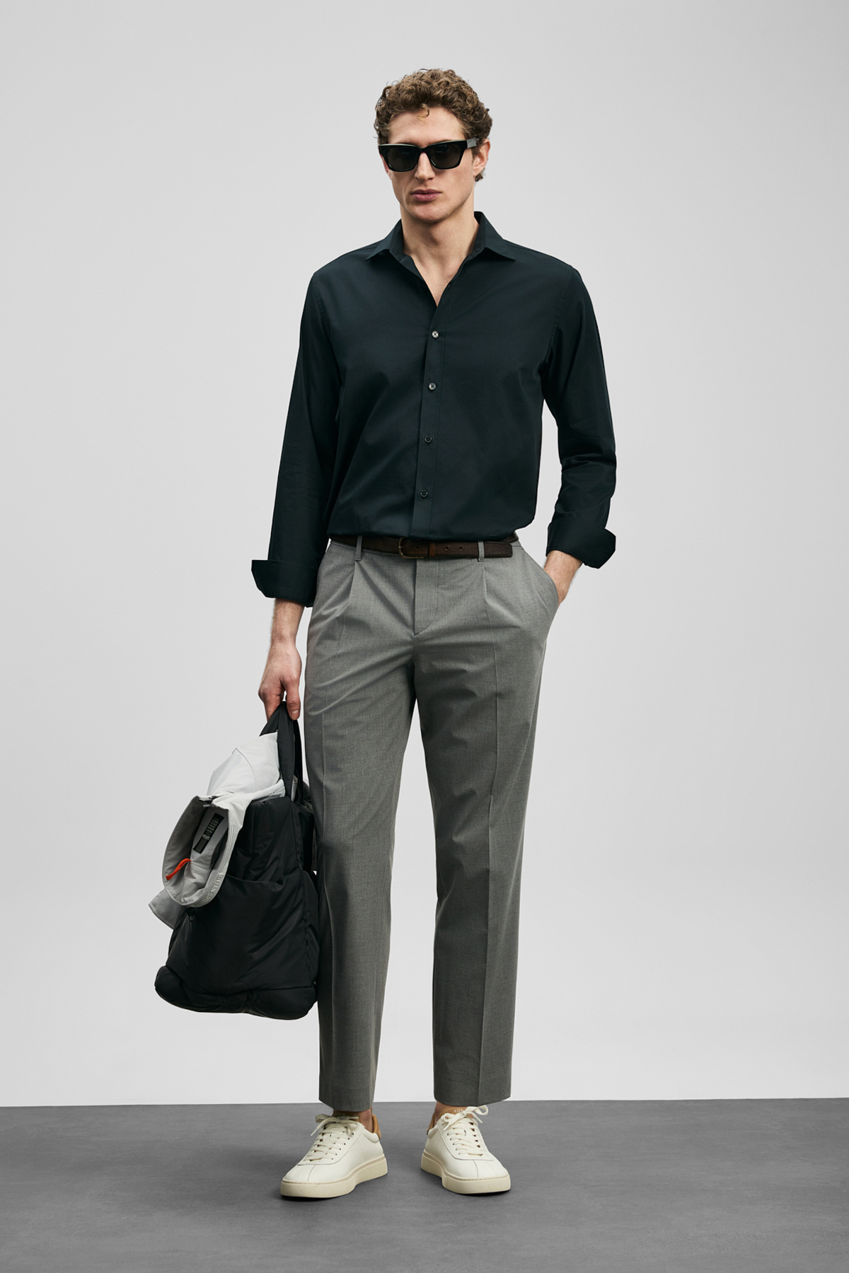 Orland Erkek Basic Gömlek Regular Fit Siyah — مشکی 111010664 — تصویر 2 از 6