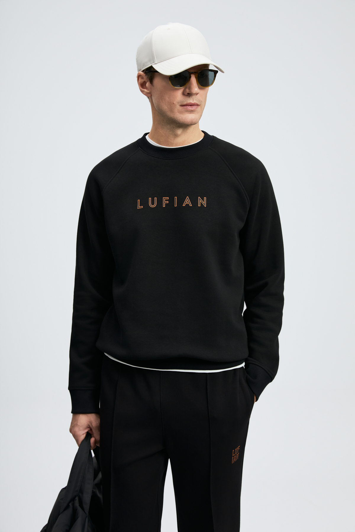 Lufian Bren Erkek Sweatshirt Siyah — مشکی 112030219