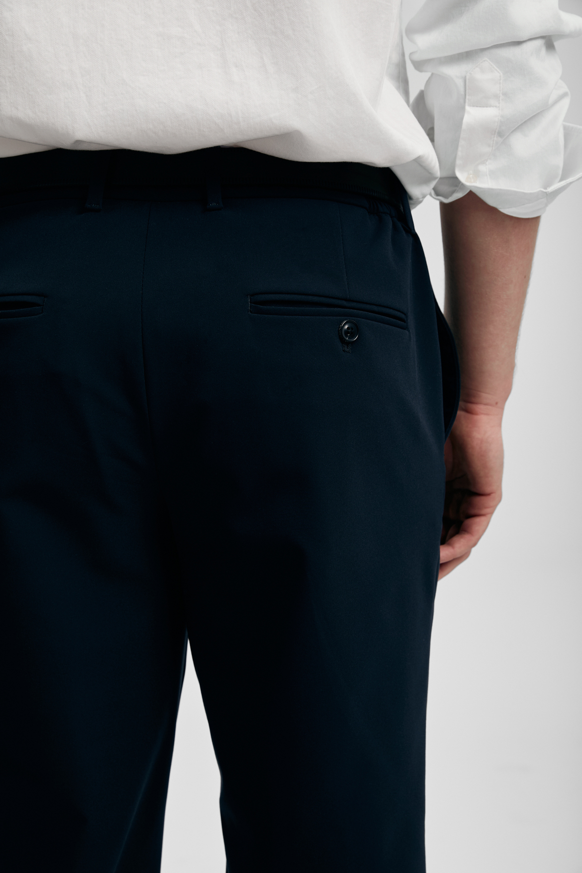 Remy Smart Erkek Chino Pantolon Slim Fit Lacivert — سرمه‌ای 111190369 — تصویر 5 از 6